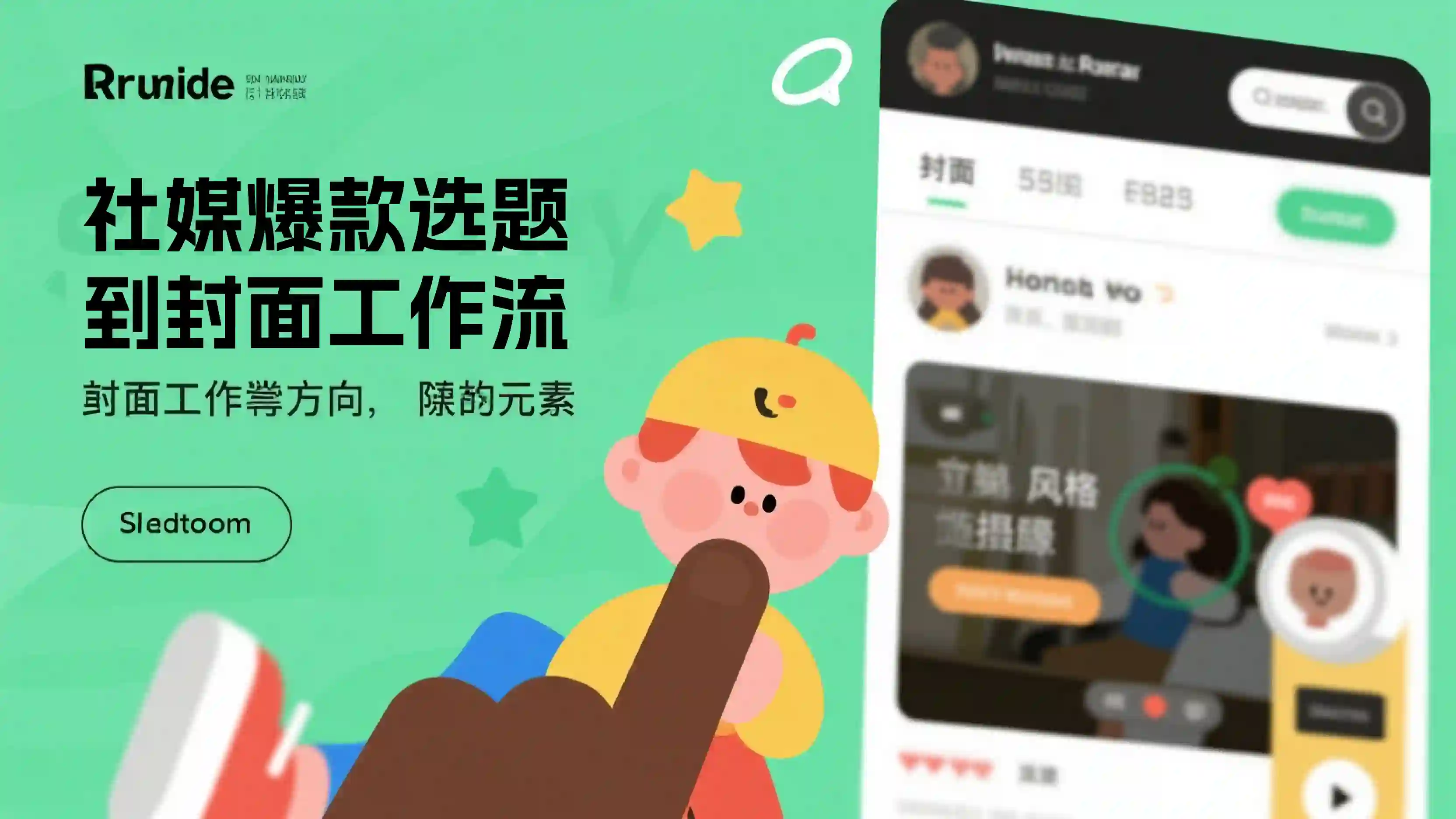 社媒爆款选题到封面工作流