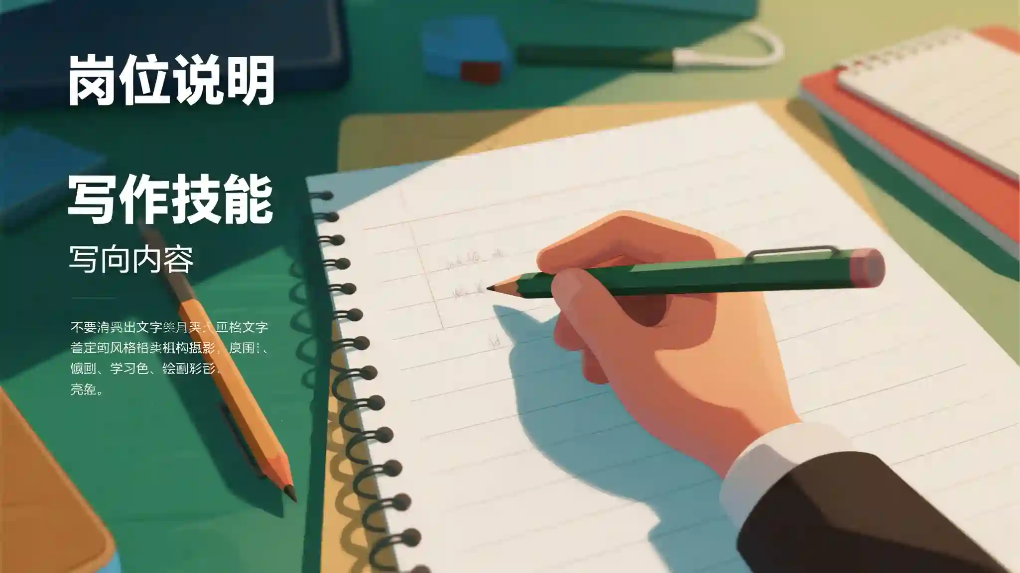 岗位说明书写作技能