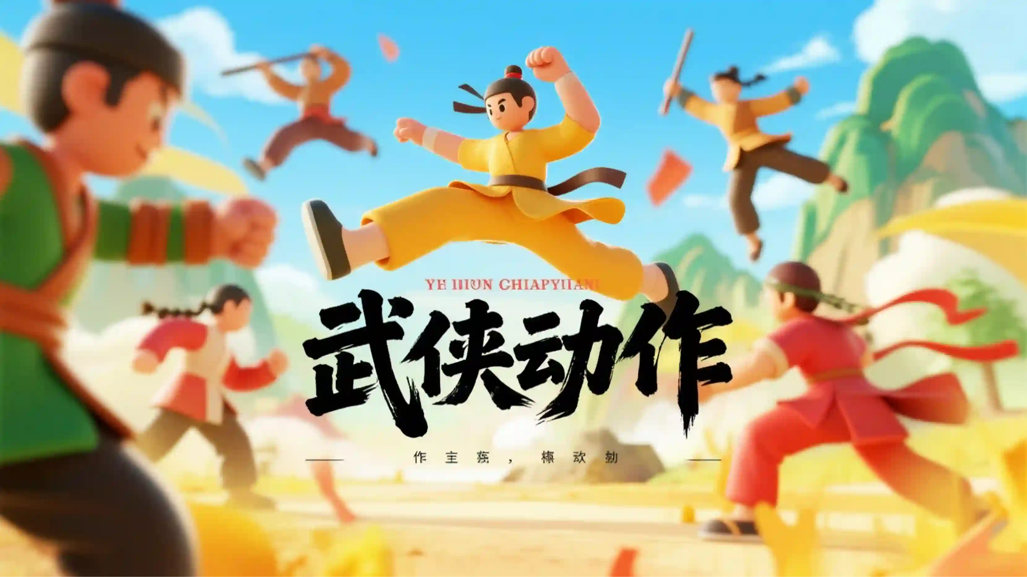 武侠动作提示词技能