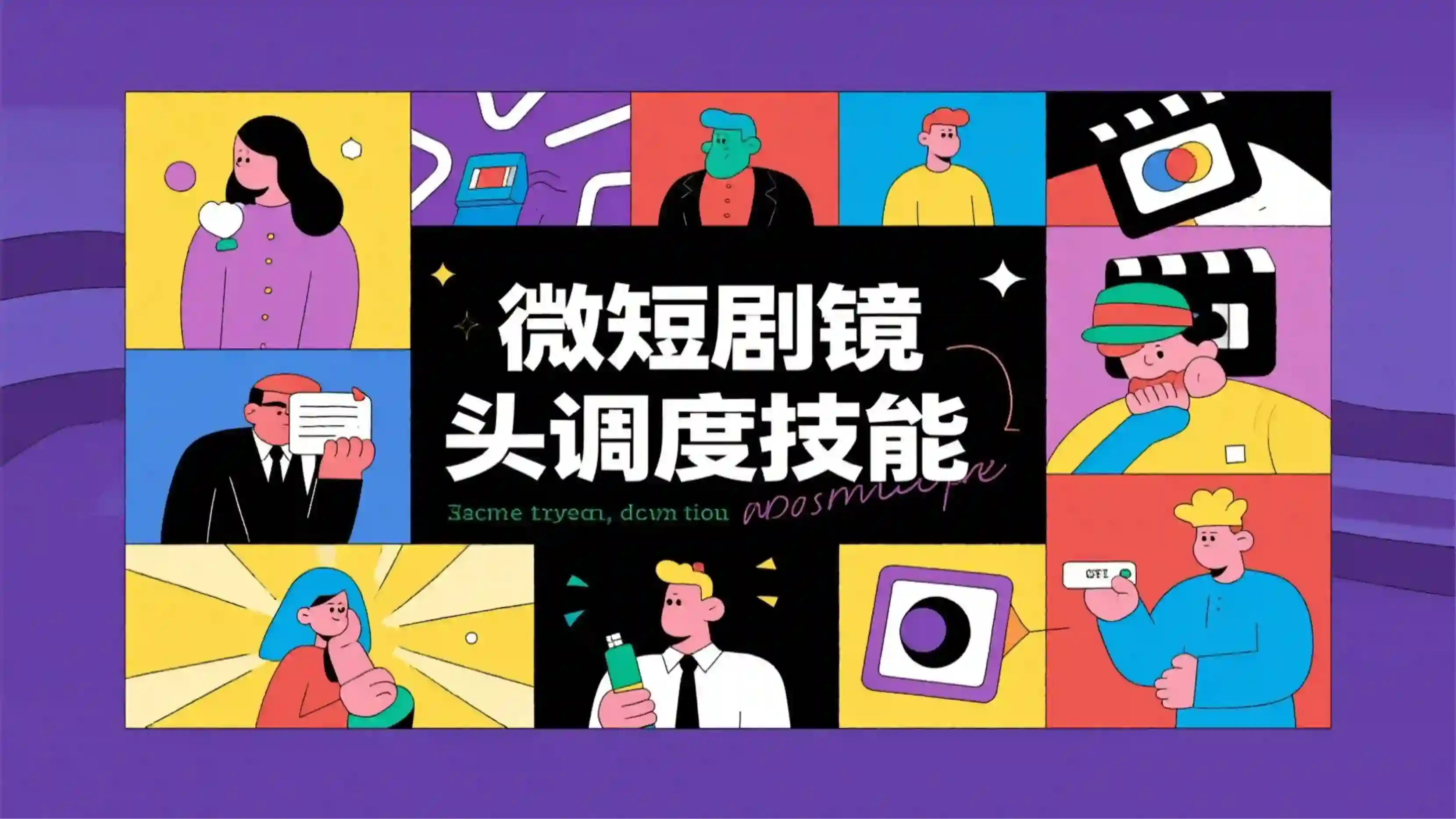 微短剧镜头调度技能