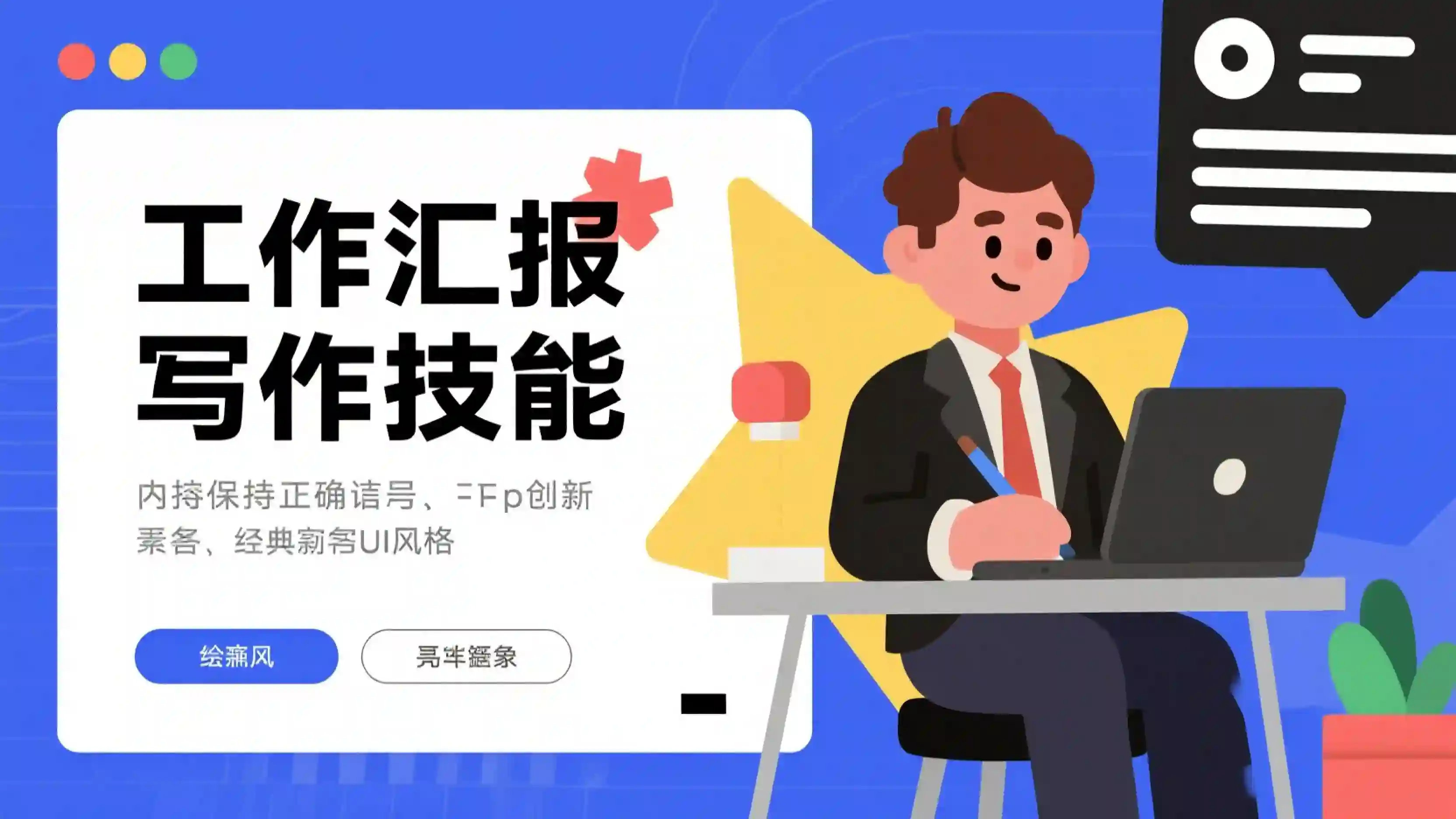 工作汇报写作技能