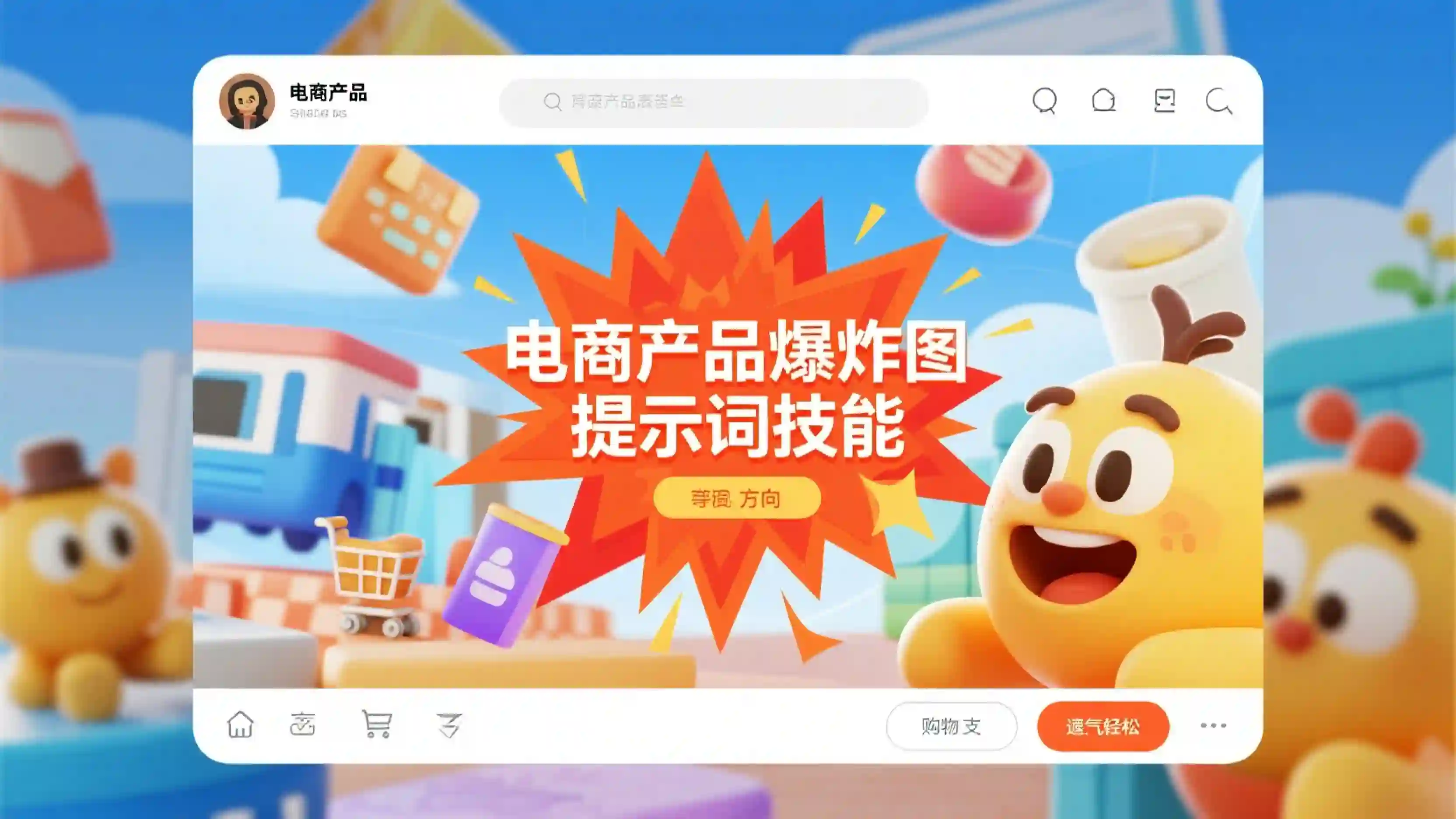 电商产品爆炸图提示词技能