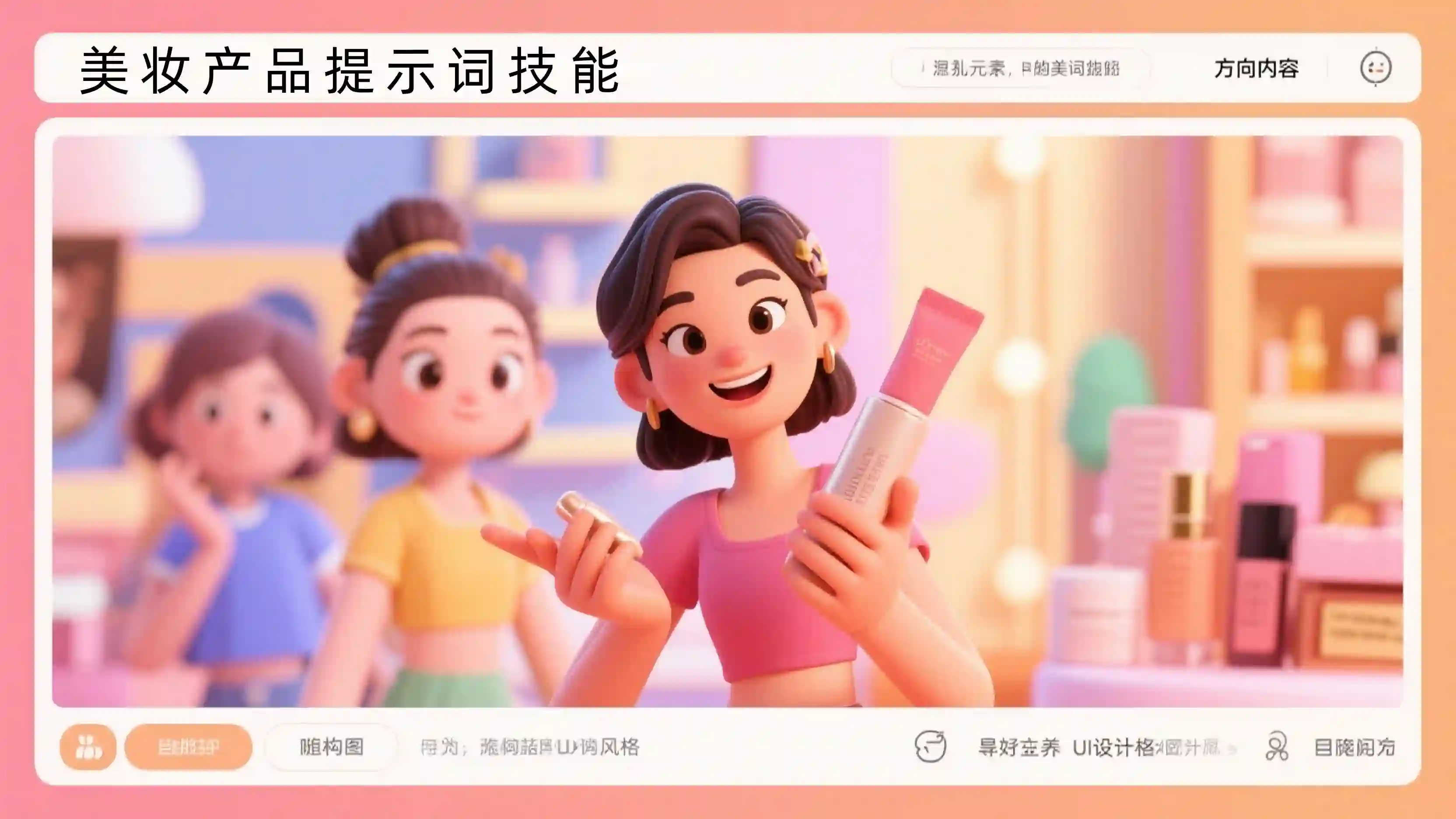 美妆产品提示词技能