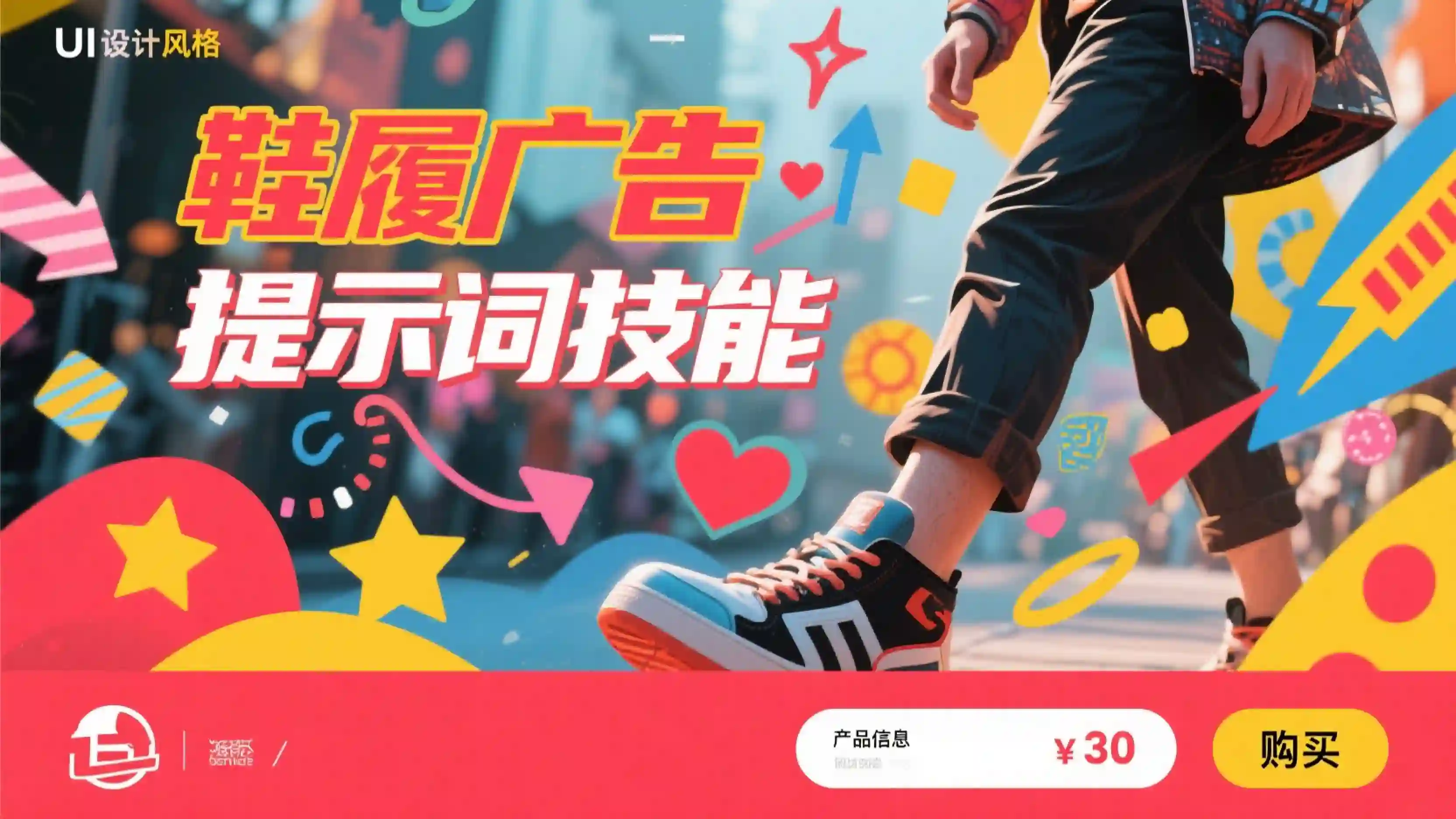 鞋履广告提示词技能