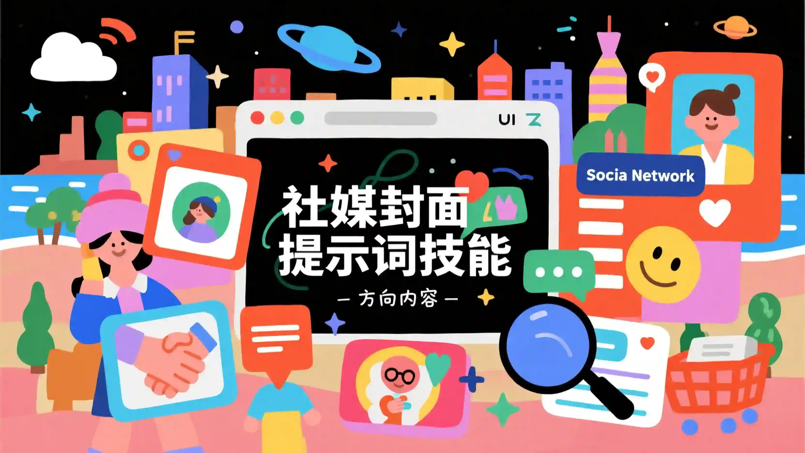 社媒封面提示词技能