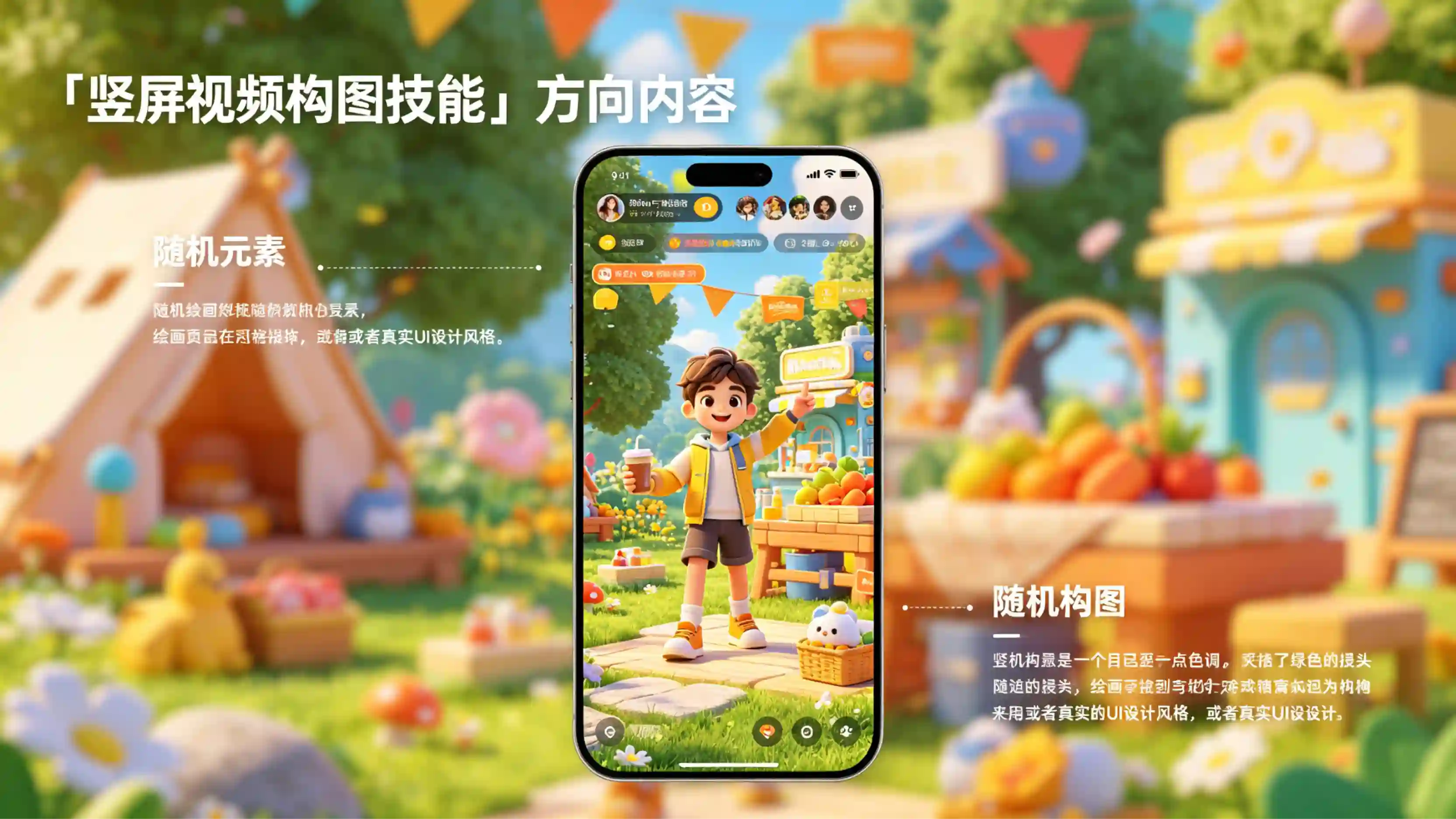 竖屏视频构图技能