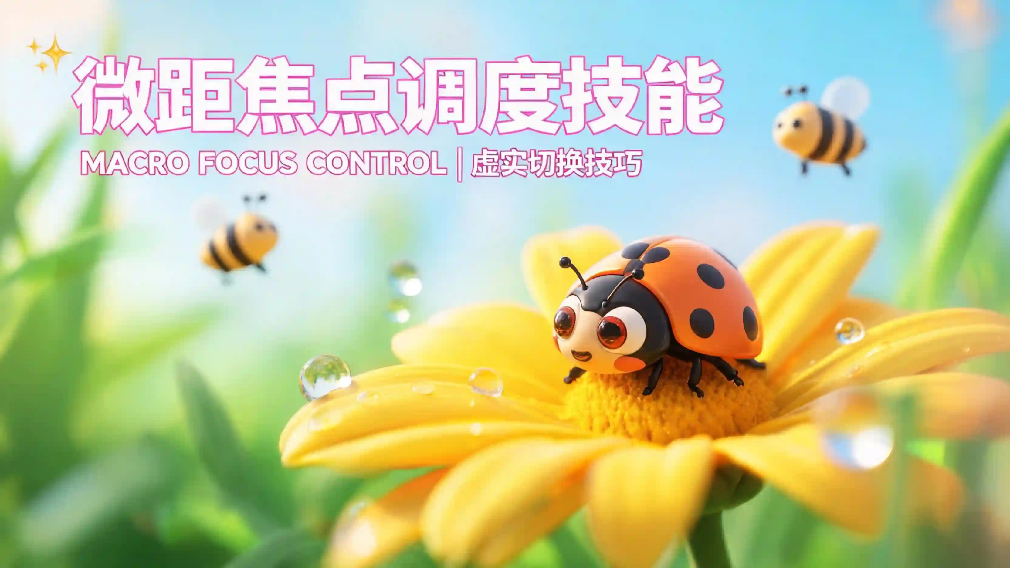 微距视频焦点调度技能