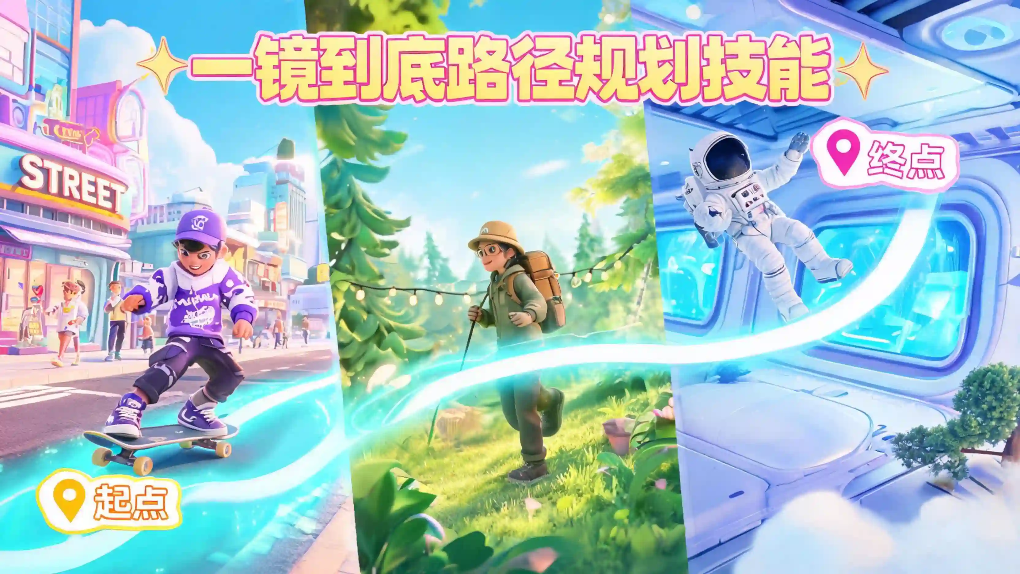 一镜到底路径规划技能