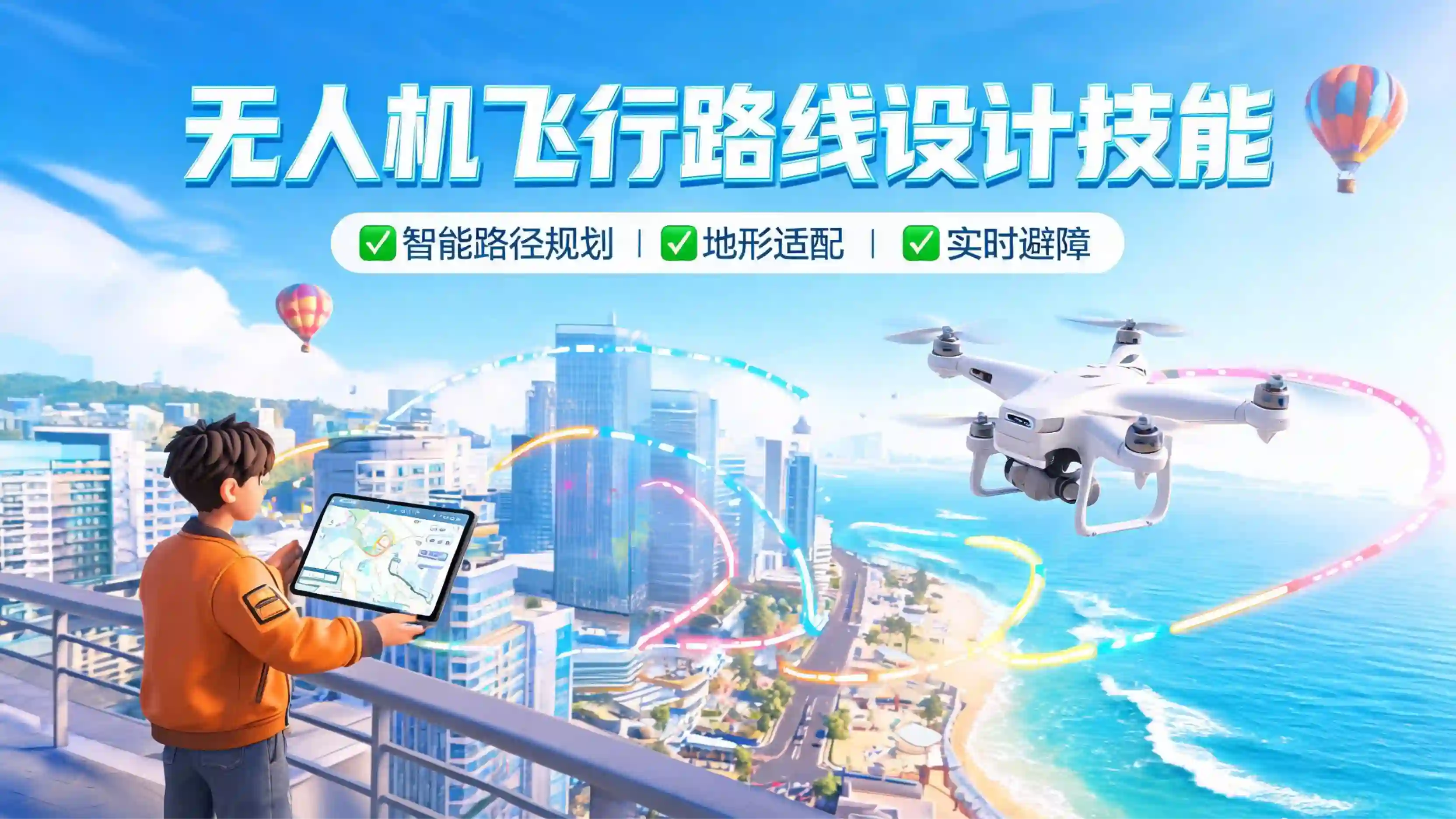 无人机飞行路线设计技能