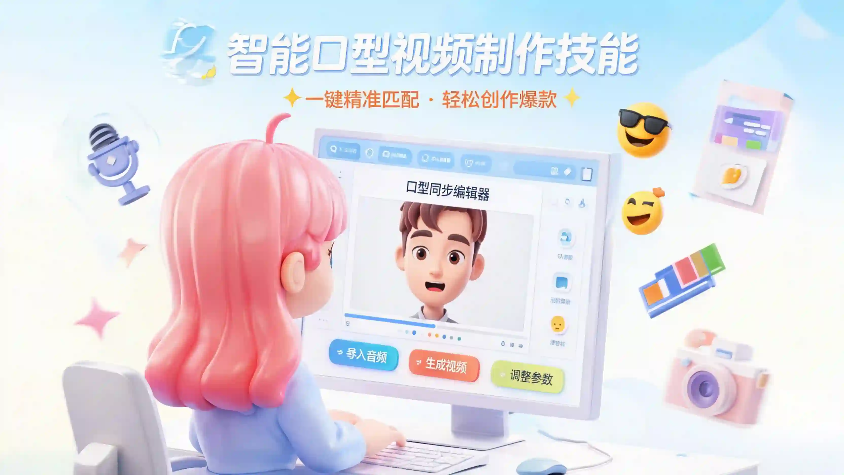 智能口型视频制作技能