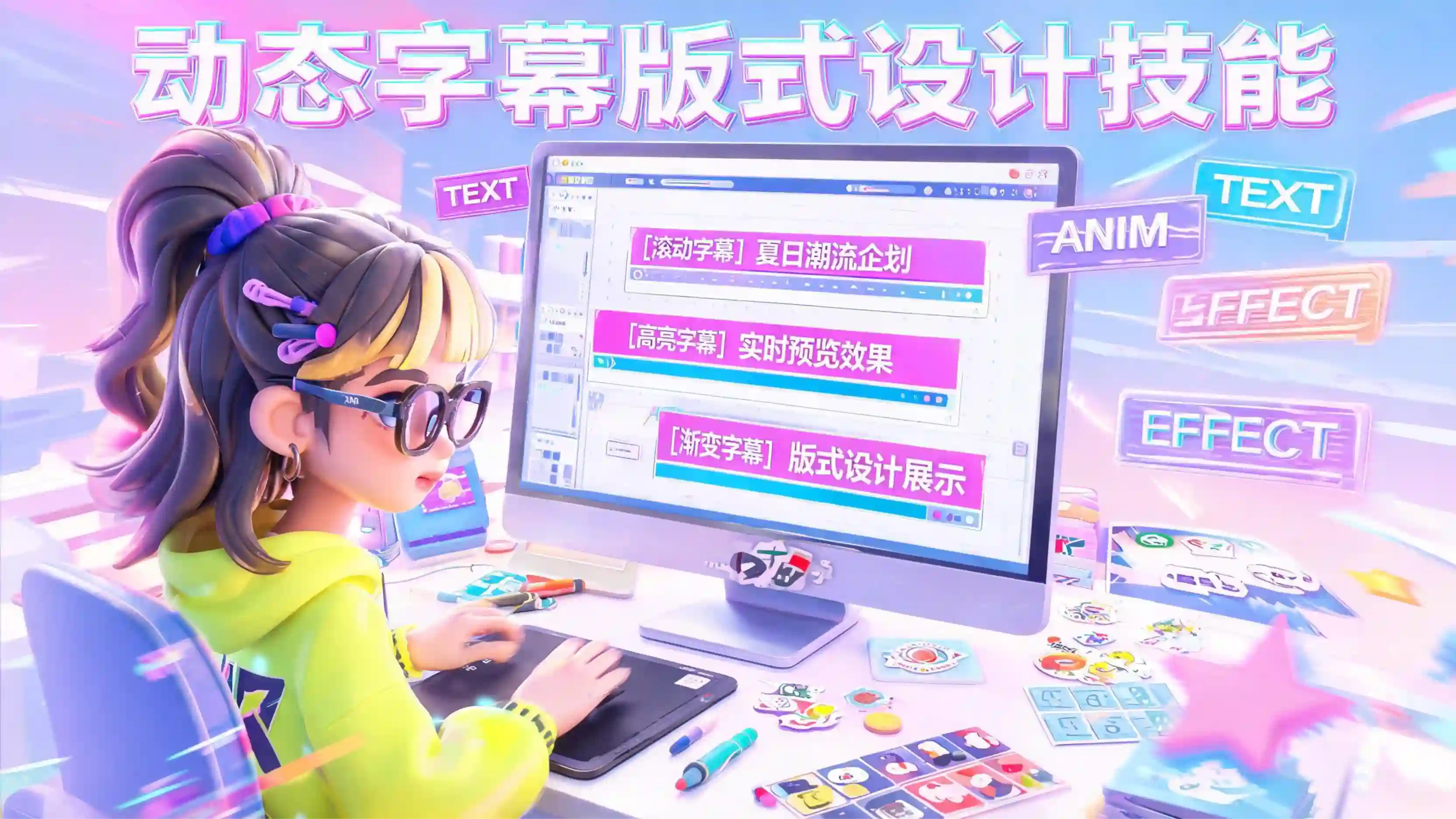 动态字幕版式设计技能