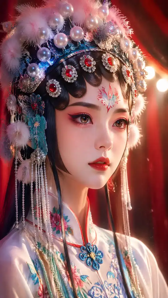 京剧花旦惊鸿妆