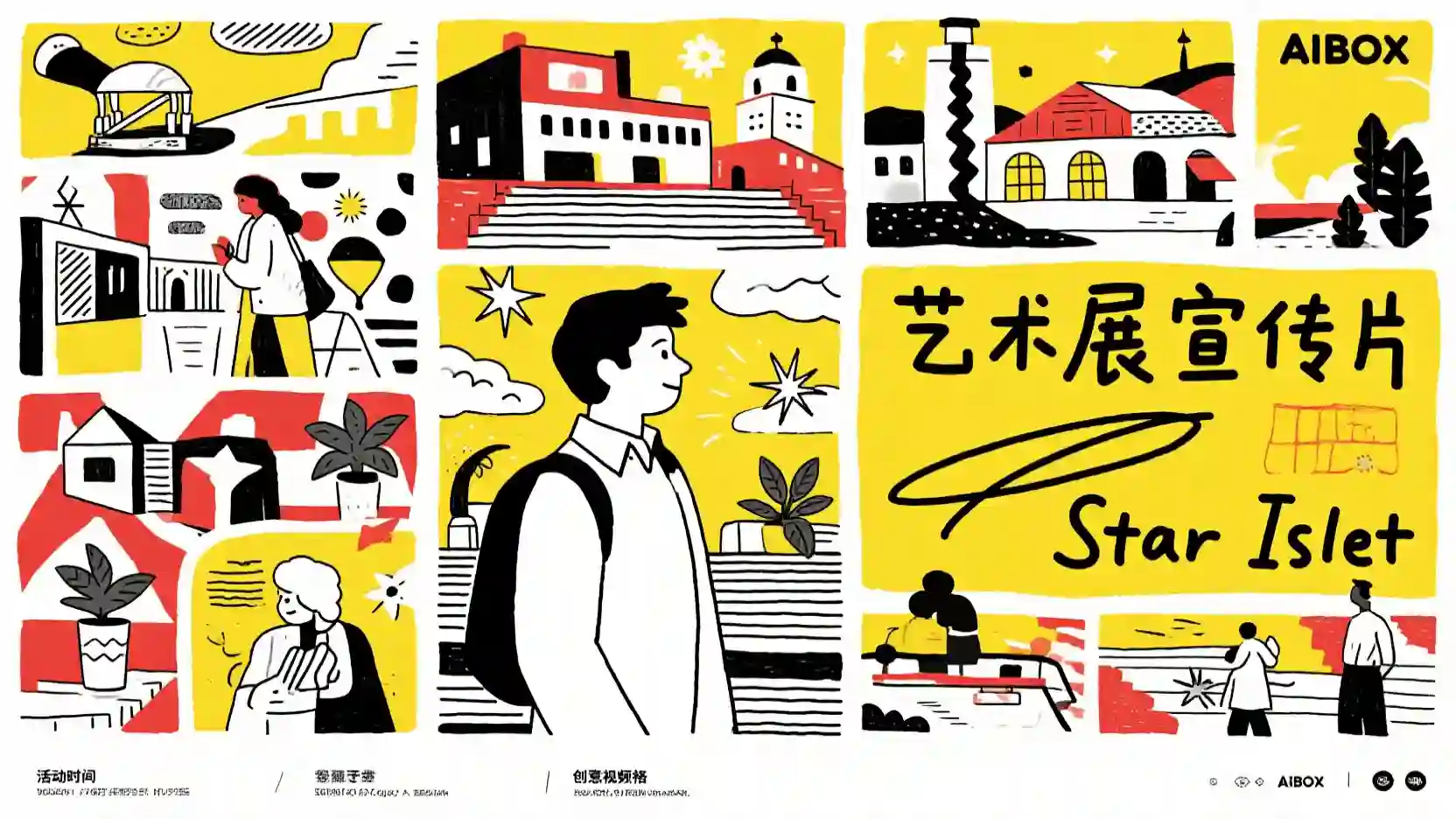 艺术展览创意片提示词技能
