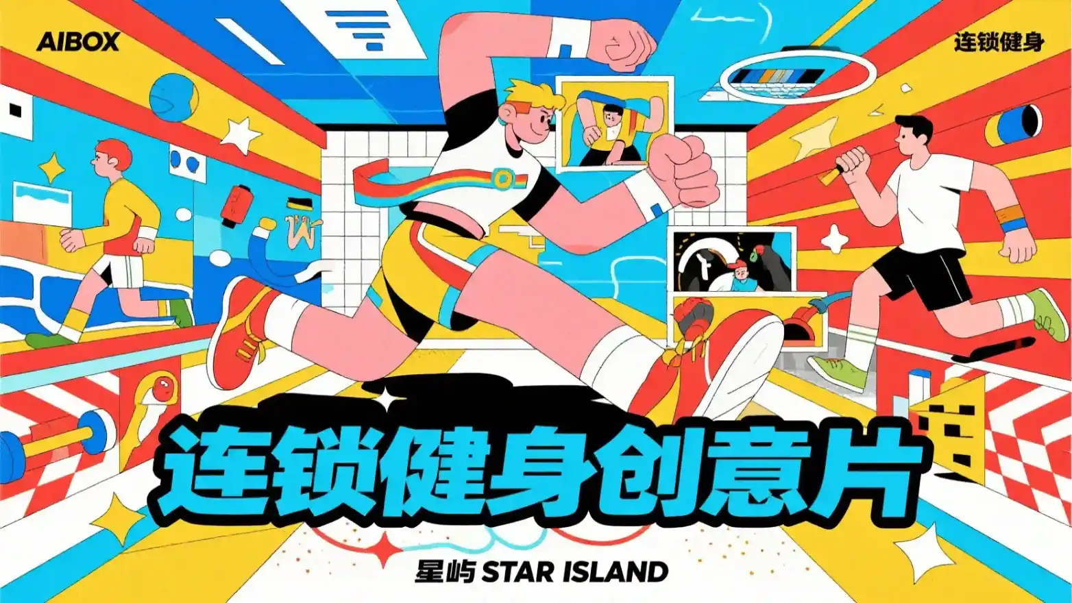 连锁健身创意片提示词技能