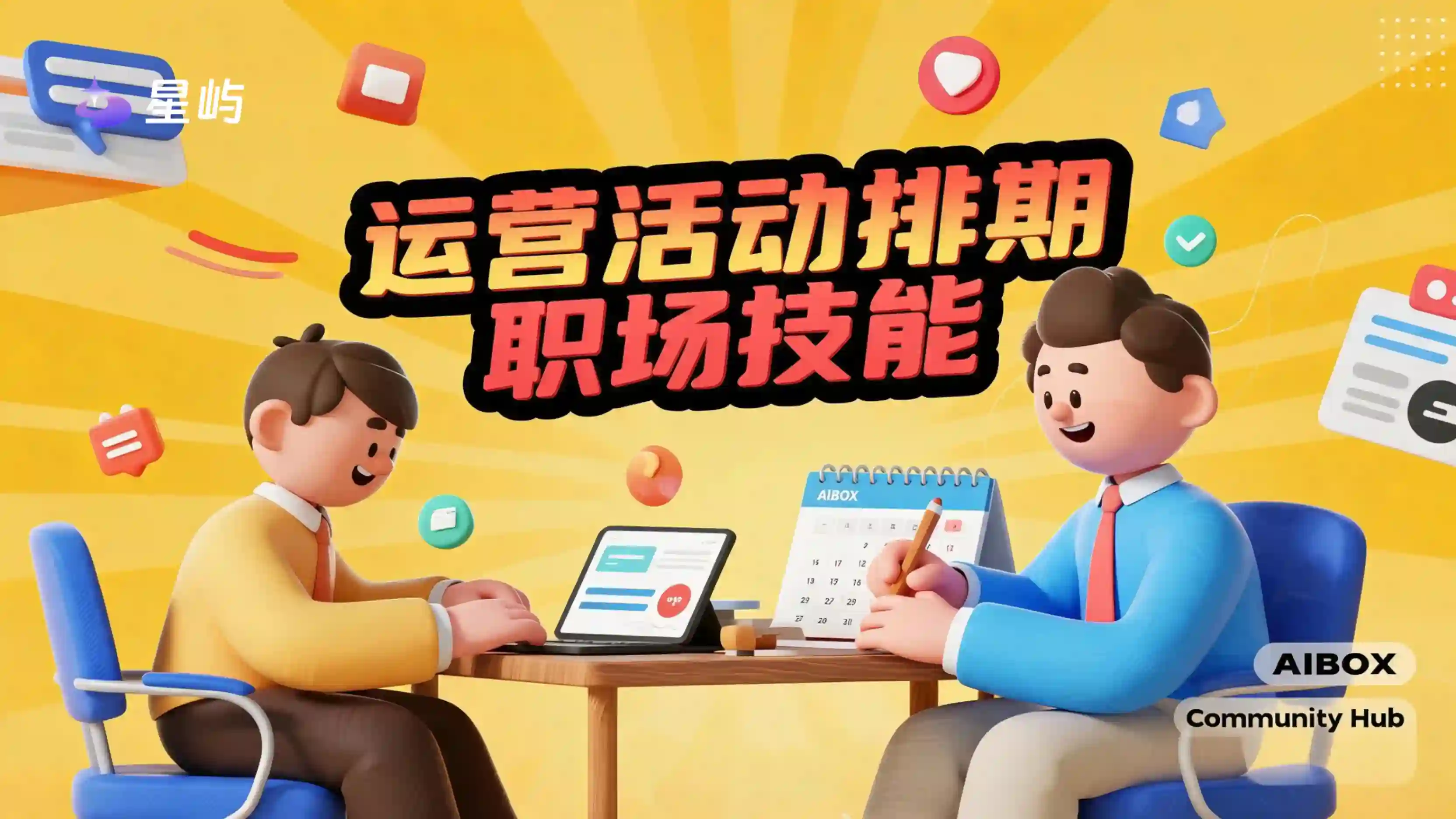 运营活动排期职场技能