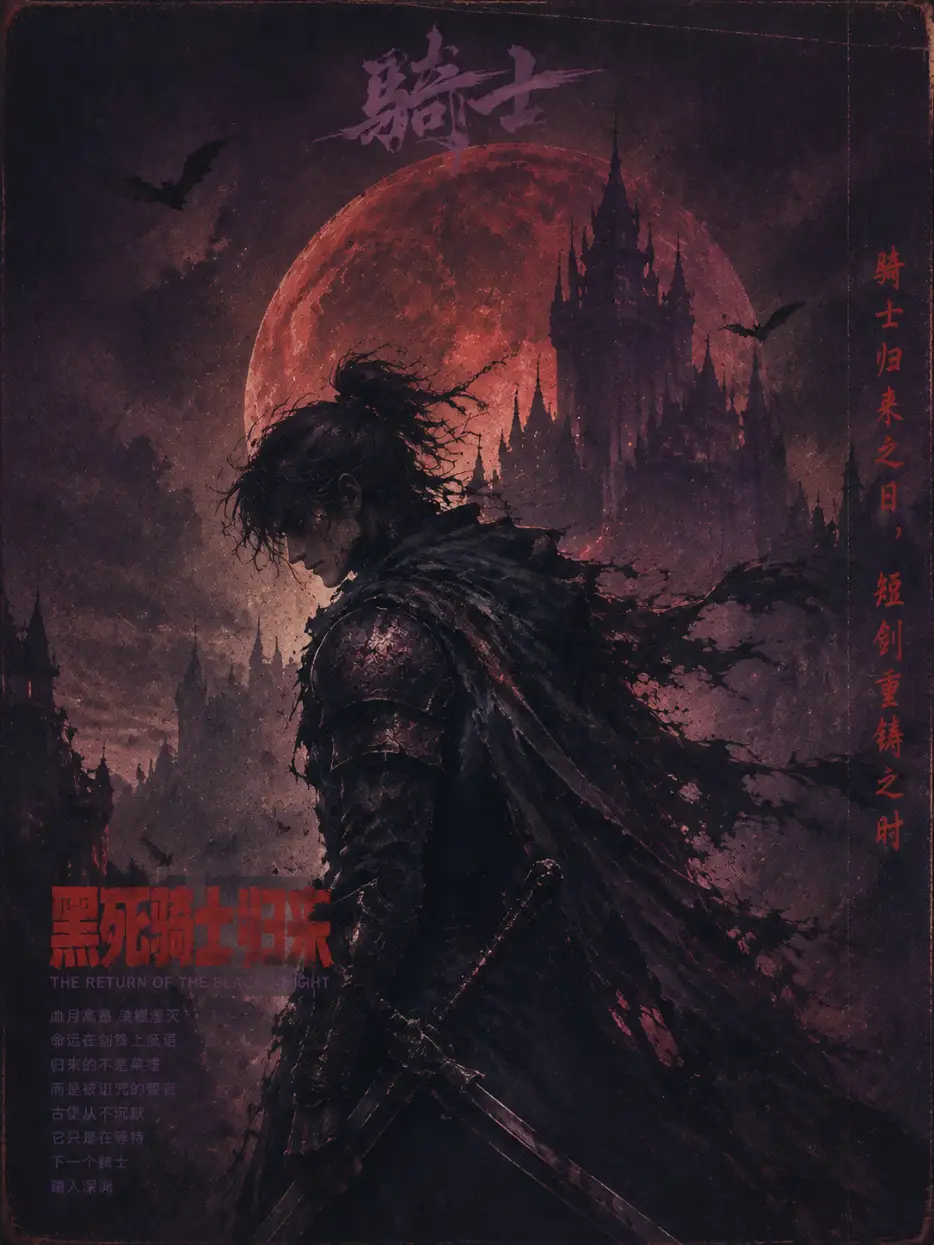 血月下的黑死骑士
