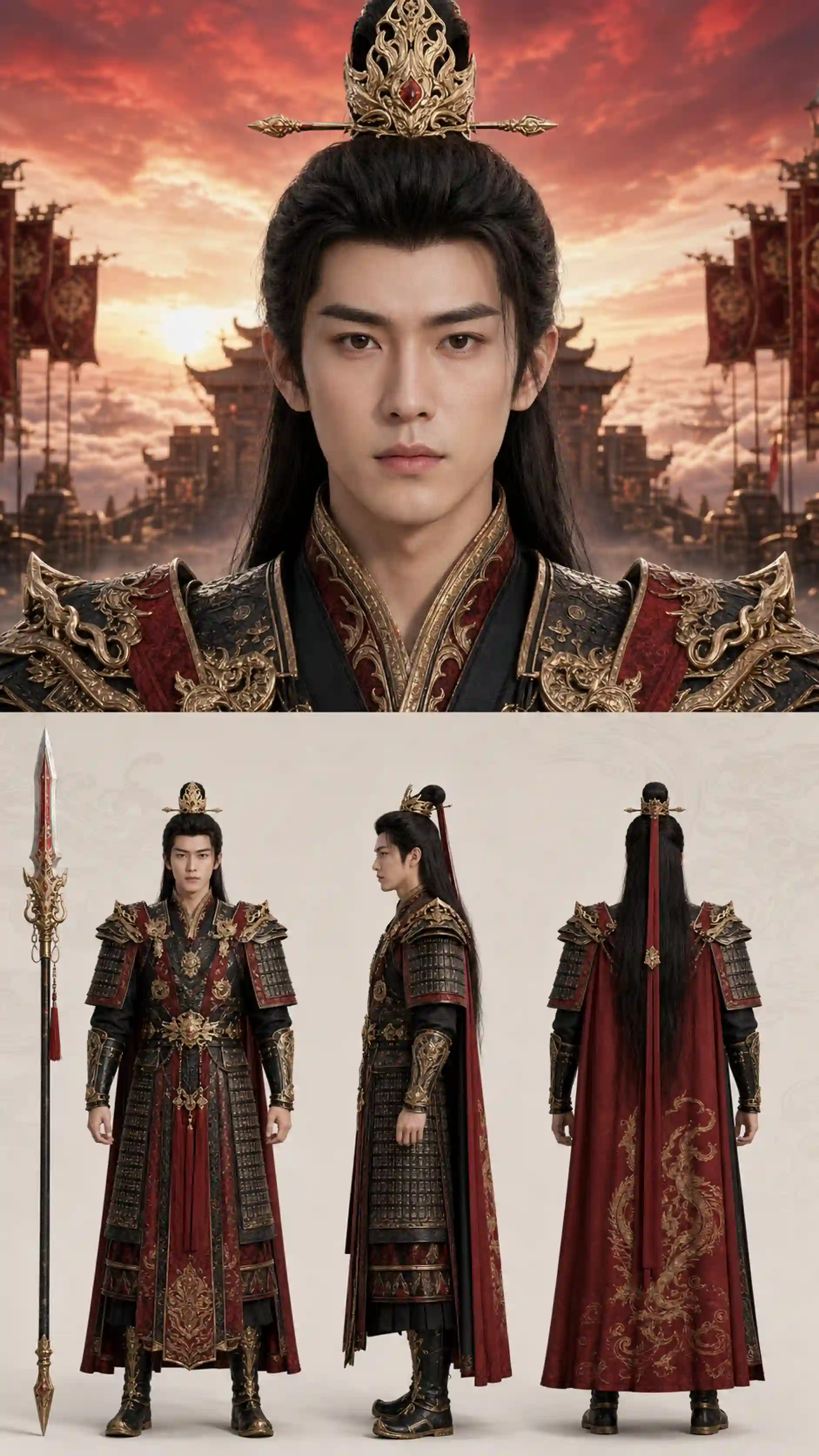赤霄男长枪将