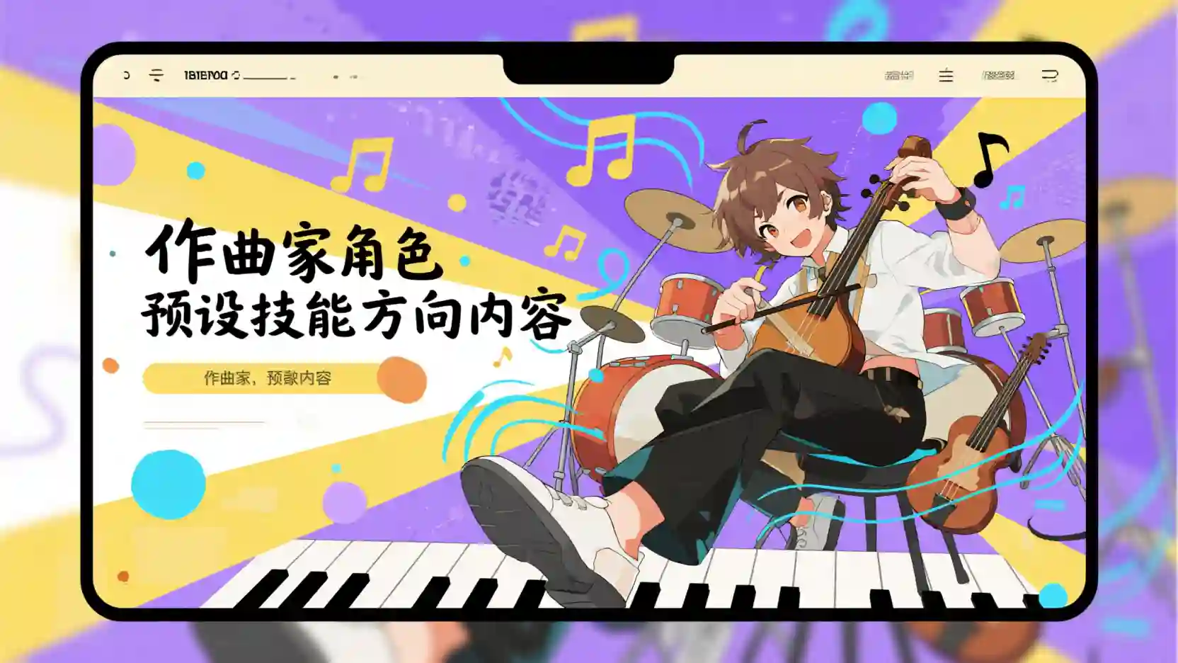作曲家角色预设技能