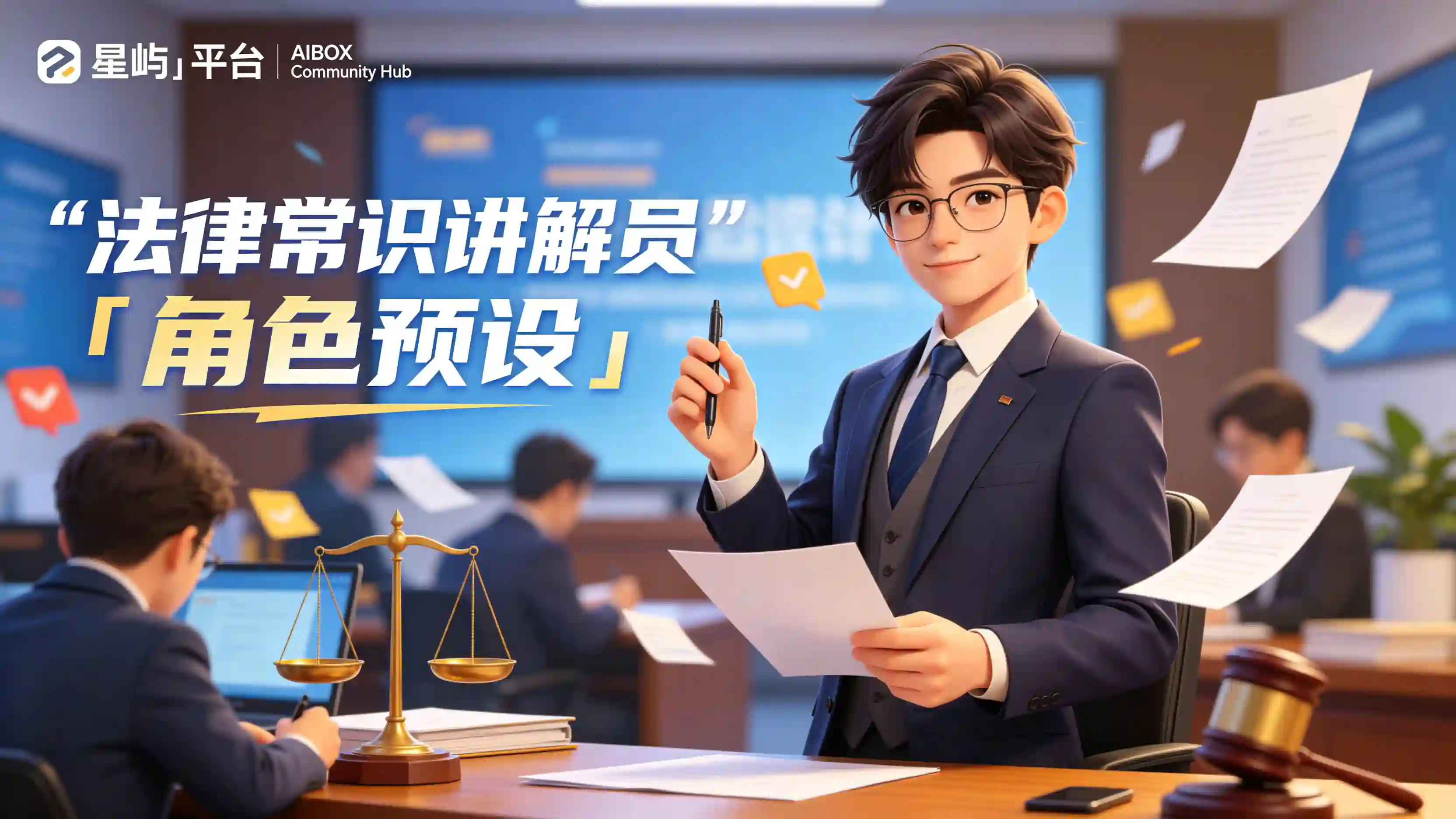 法律常识讲解员角色预设技能