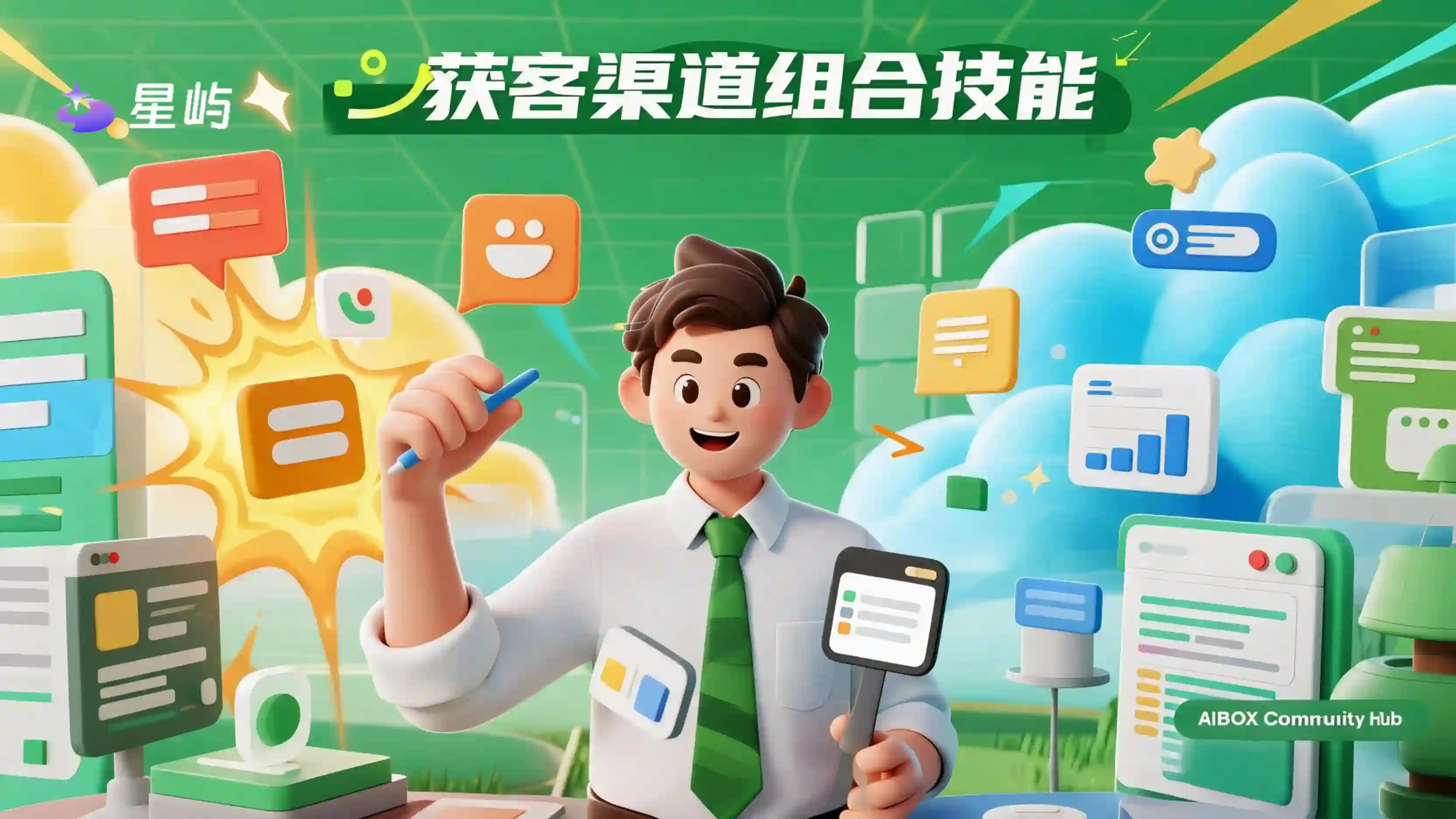 获客渠道组合技能