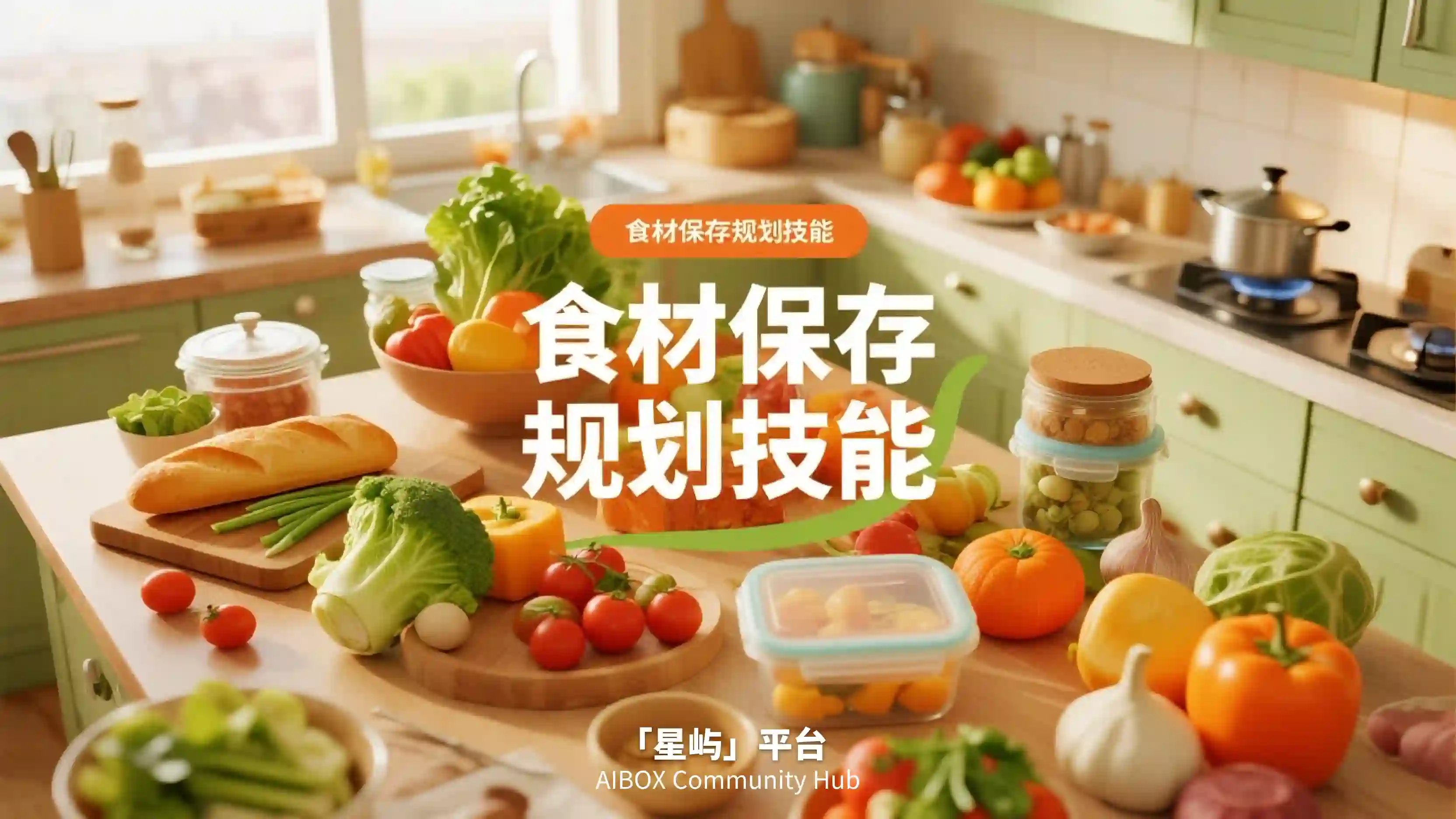 食材保存规划技能
