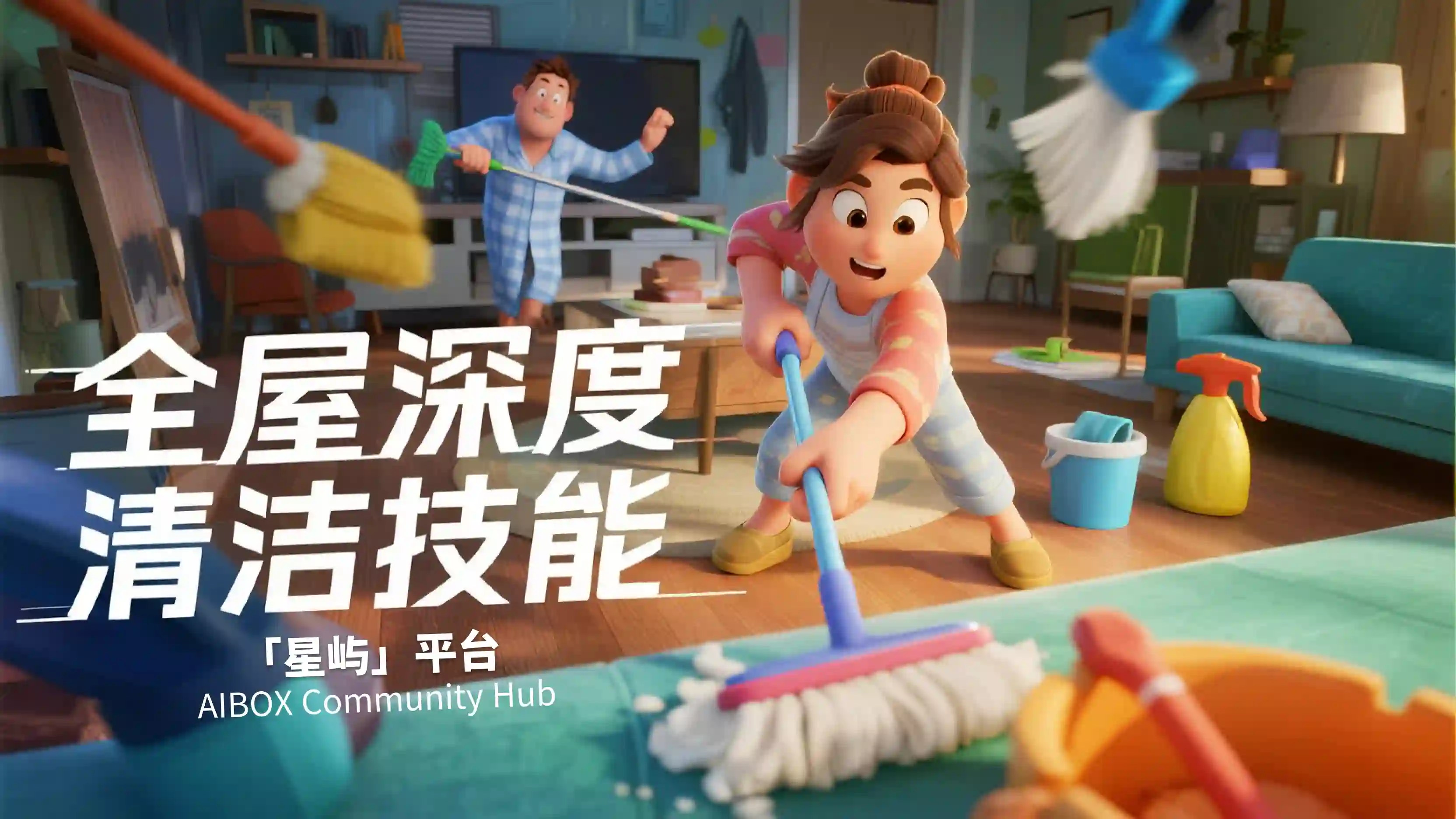 全屋深度清洁技能