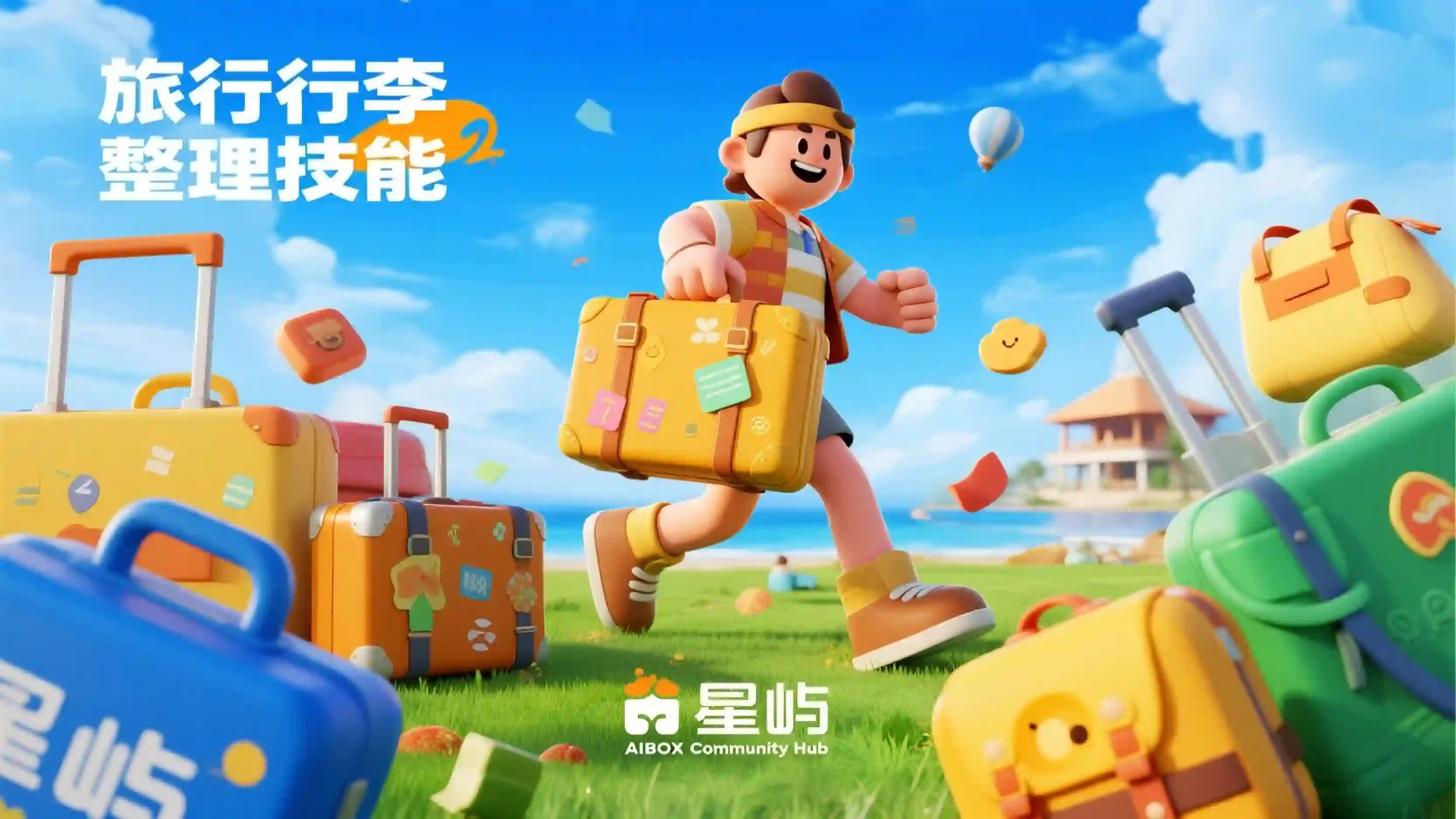 旅行行李整理技能