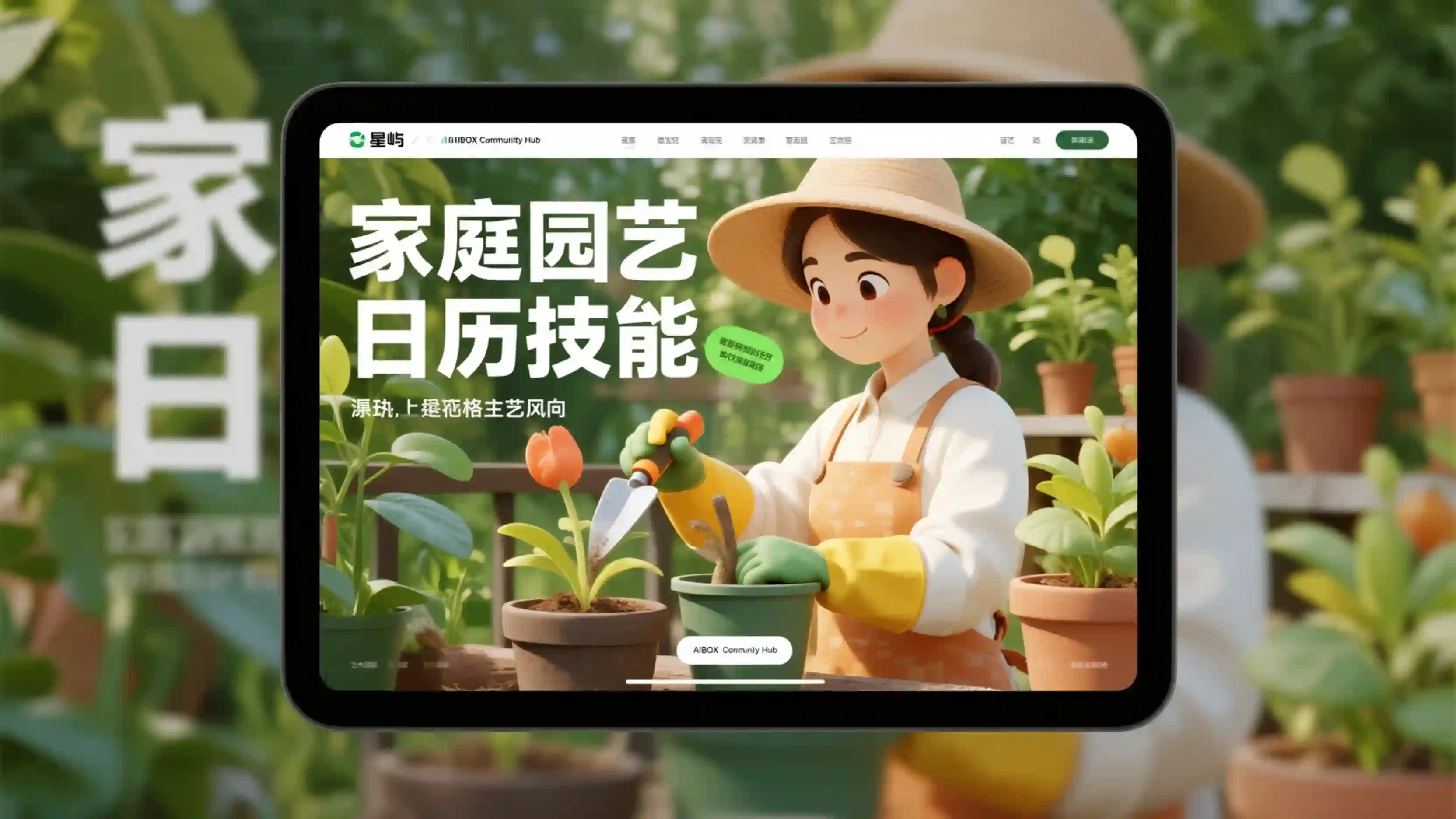 家庭园艺日历技能