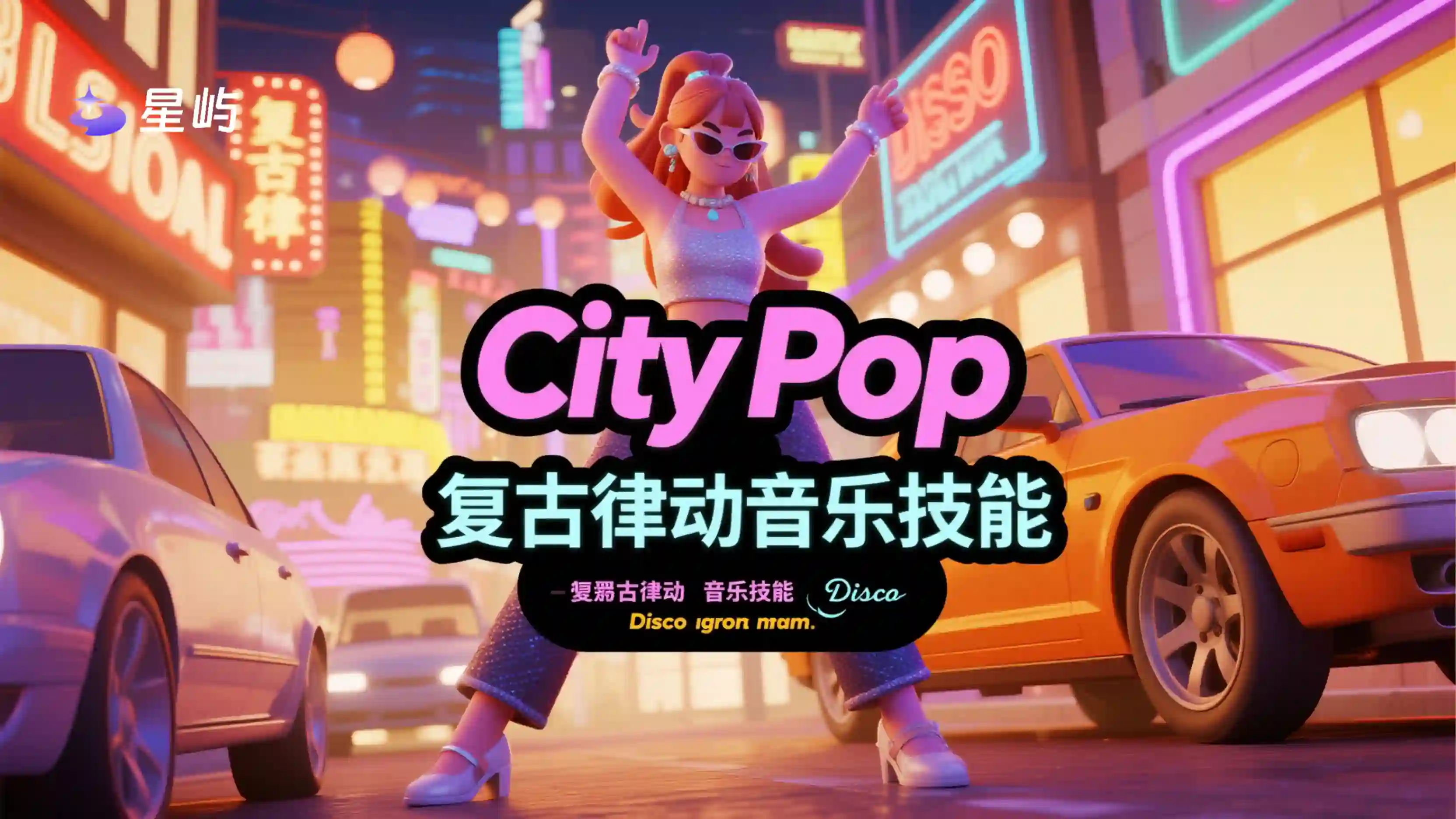 City Pop 复古律动音乐技能