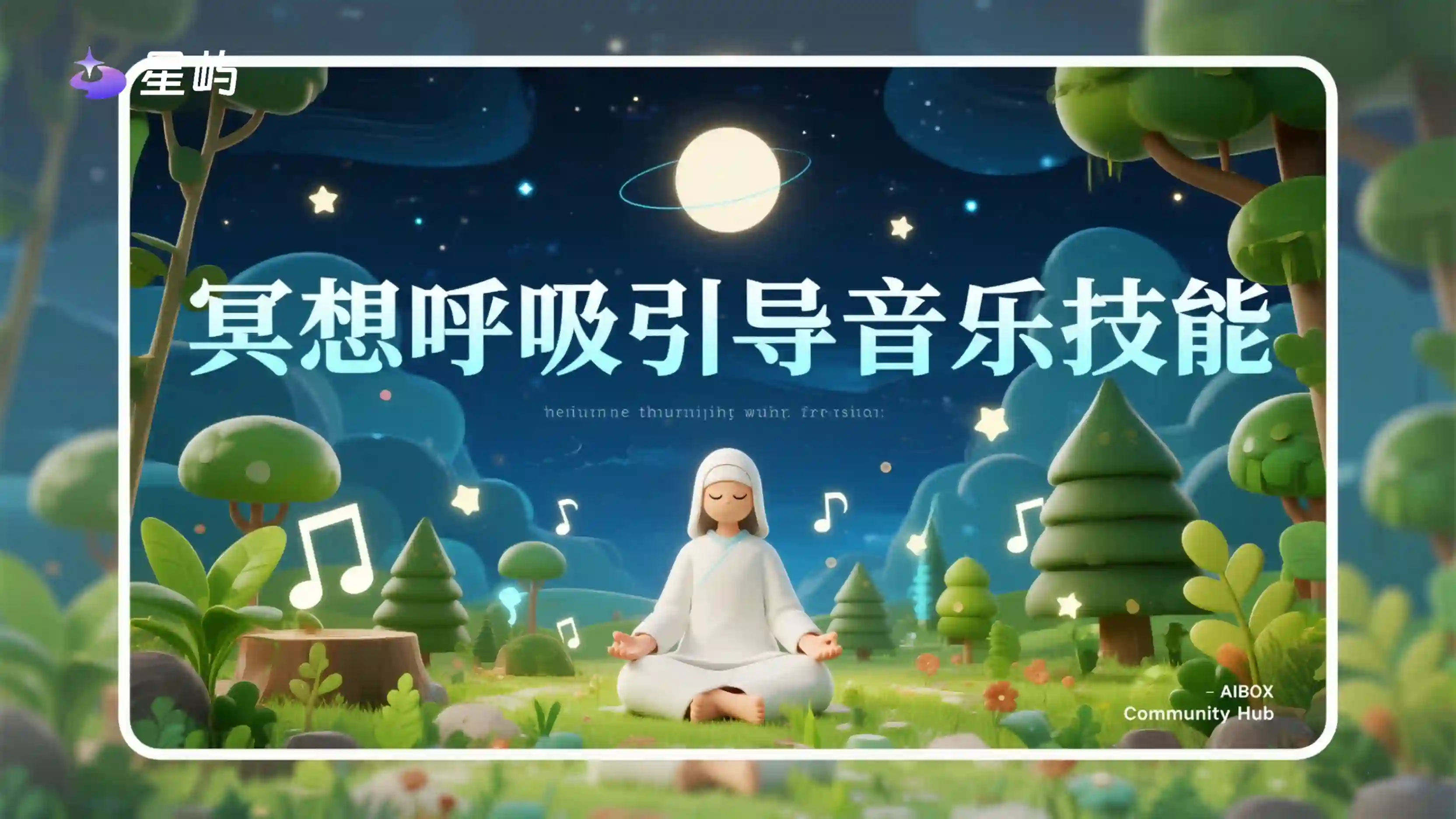 冥想呼吸引导音乐技能