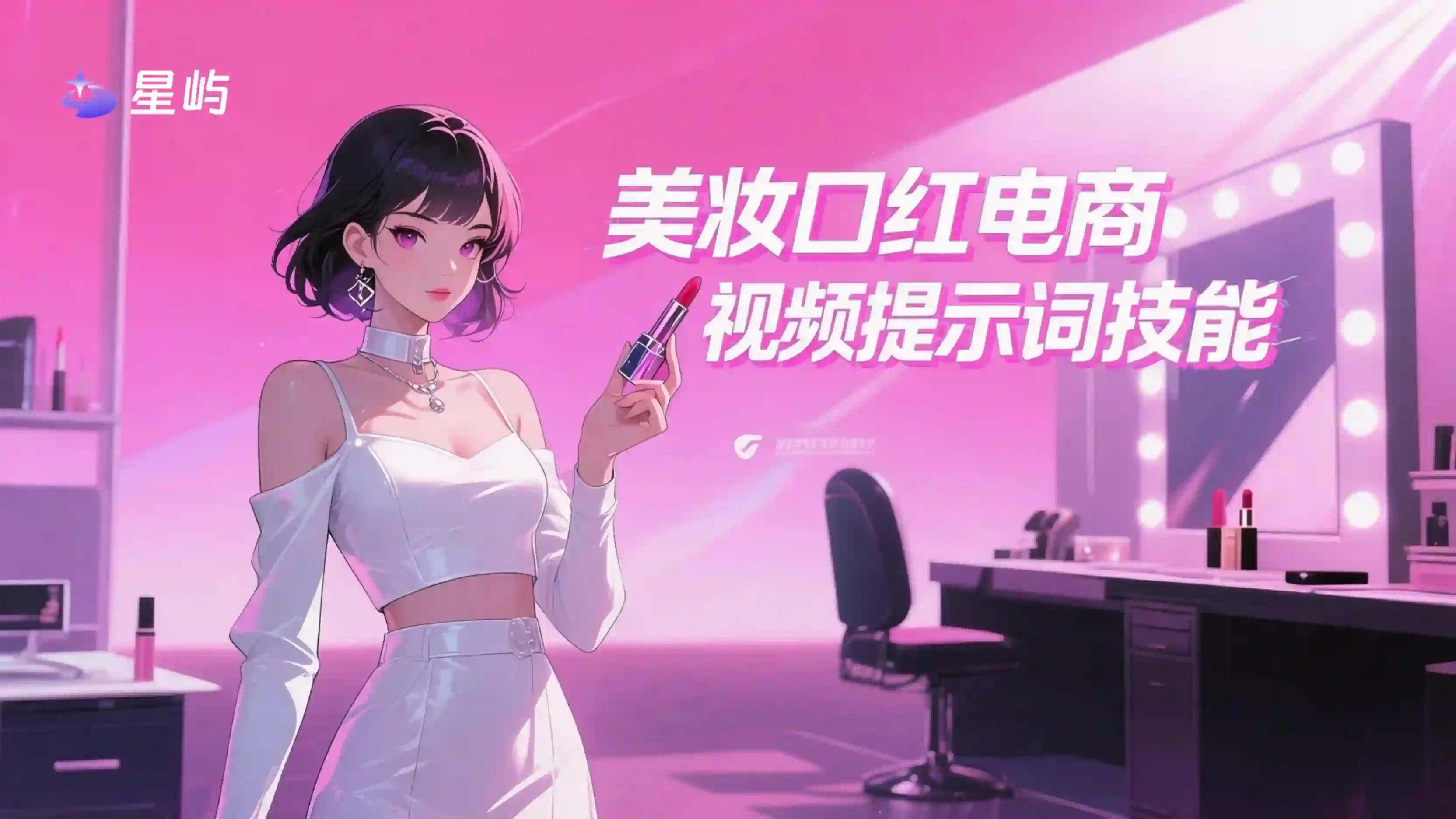 美妆口红电商视频提示词技能