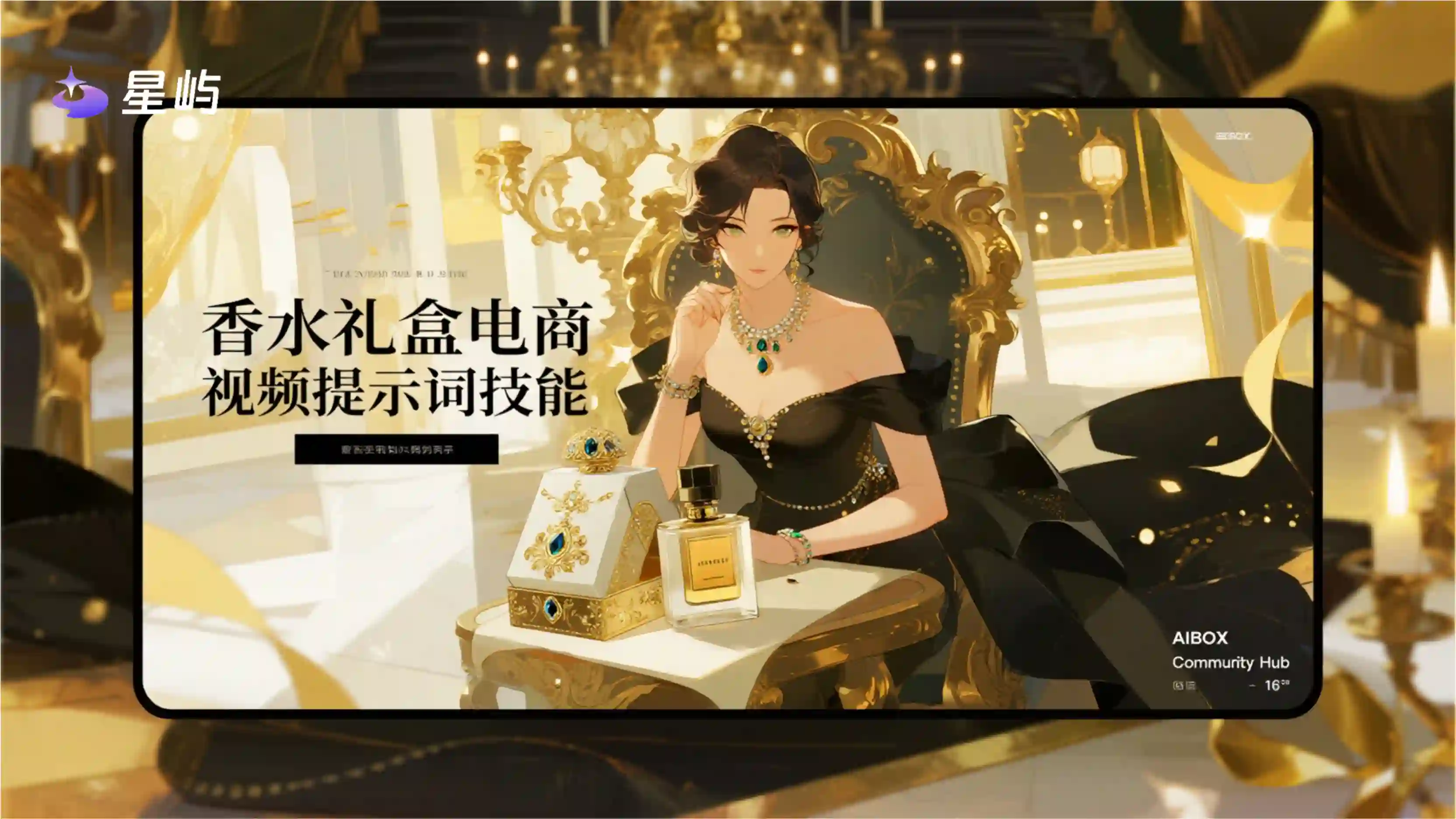 香水礼盒电商视频提示词技能