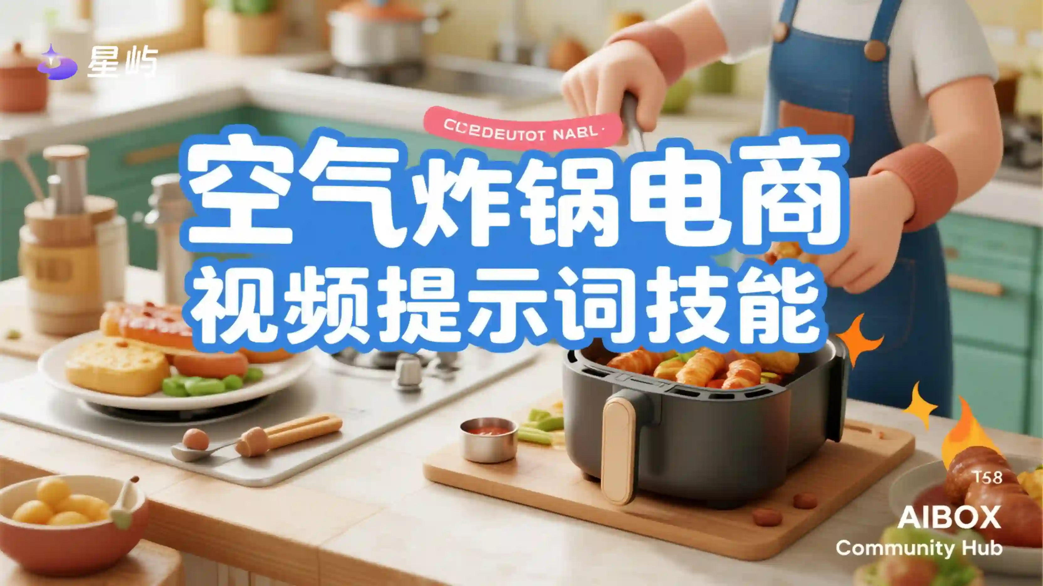 空气炸锅电商视频提示词技能