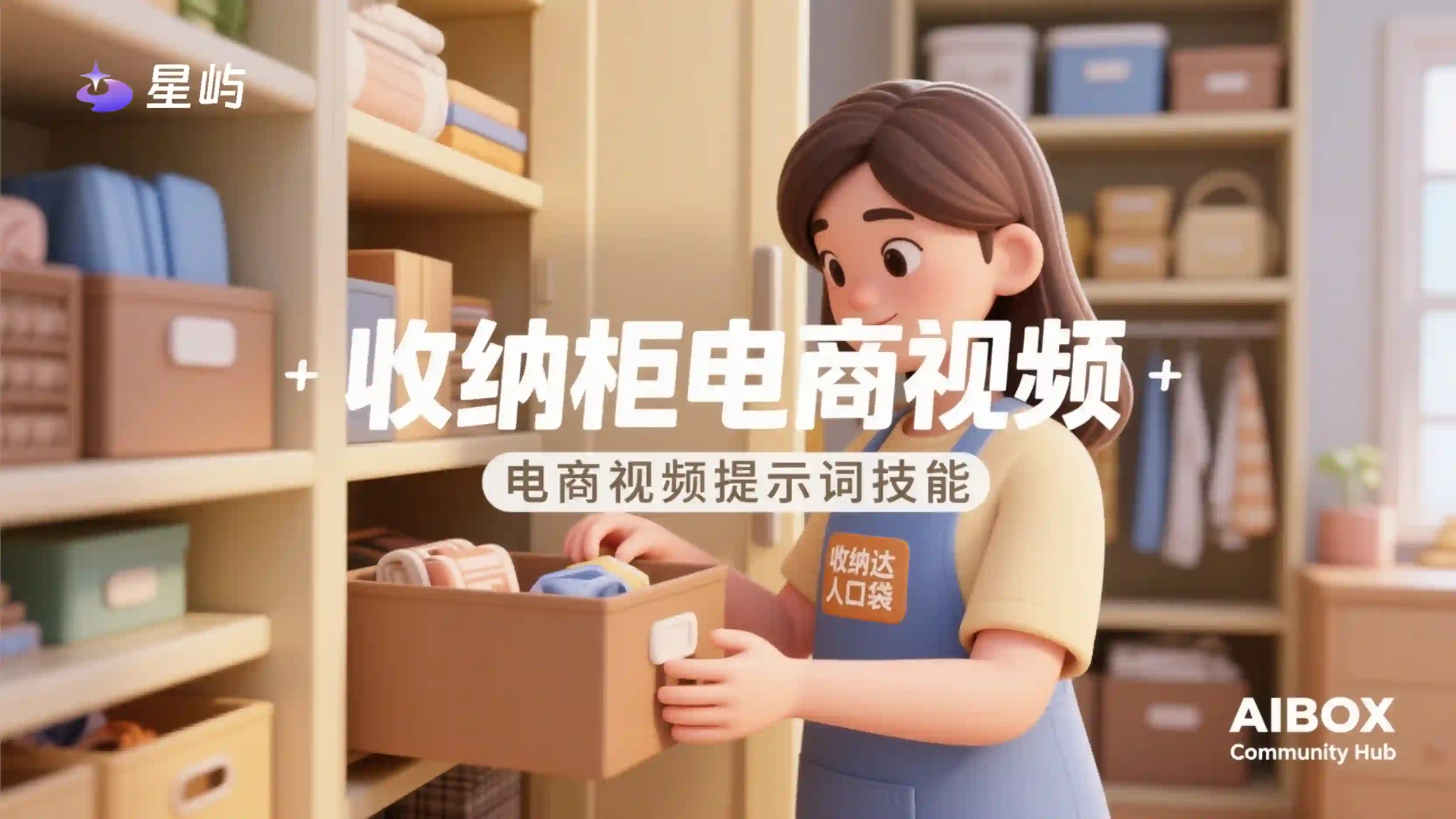 收纳柜电商视频提示词技能