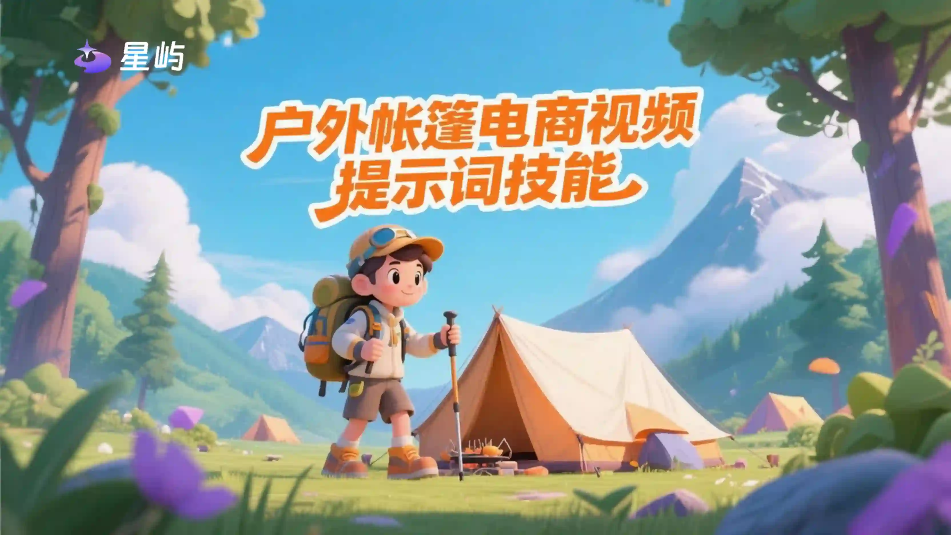 户外帐篷电商视频提示词技能