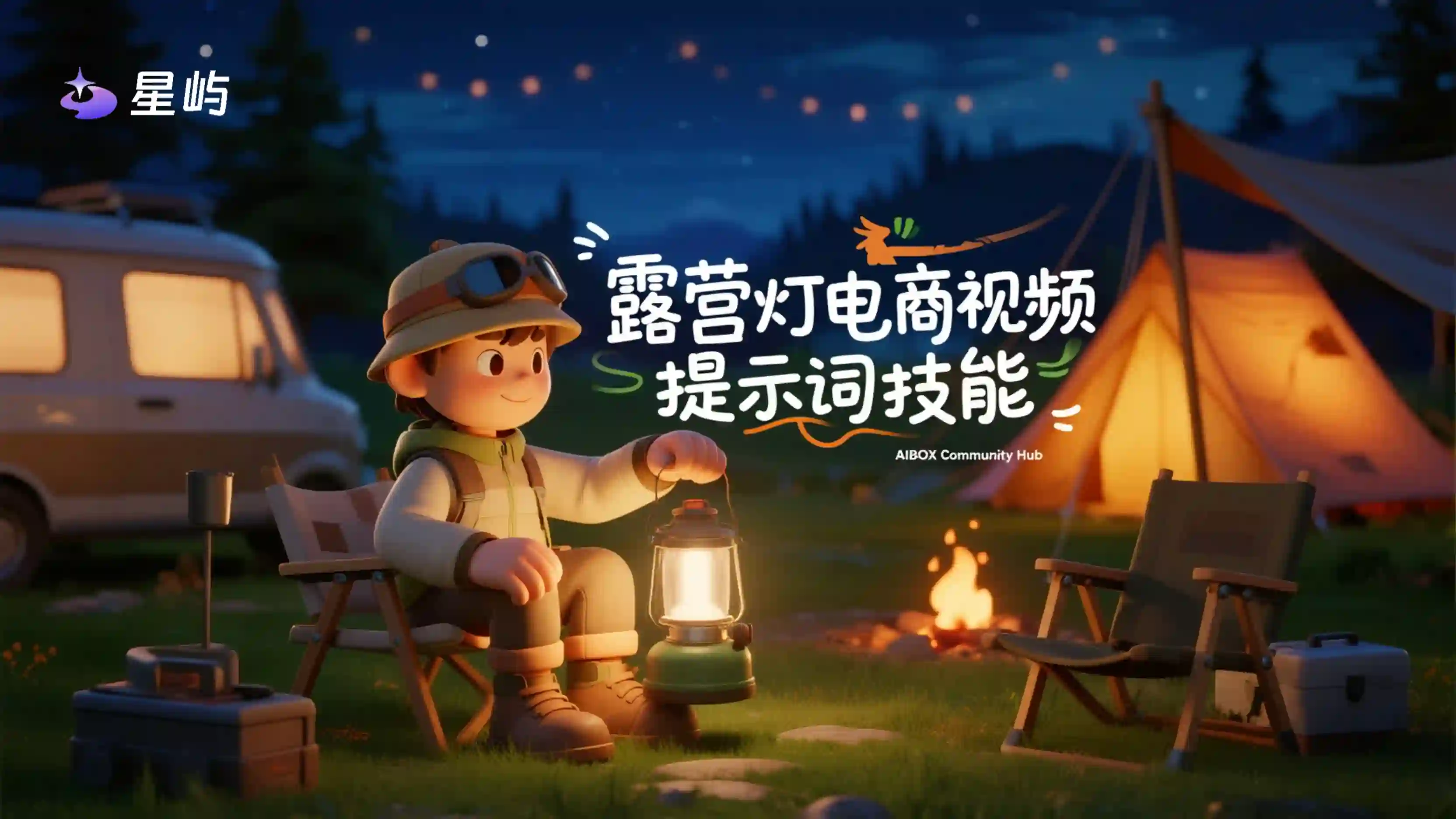 露营灯电商视频提示词技能