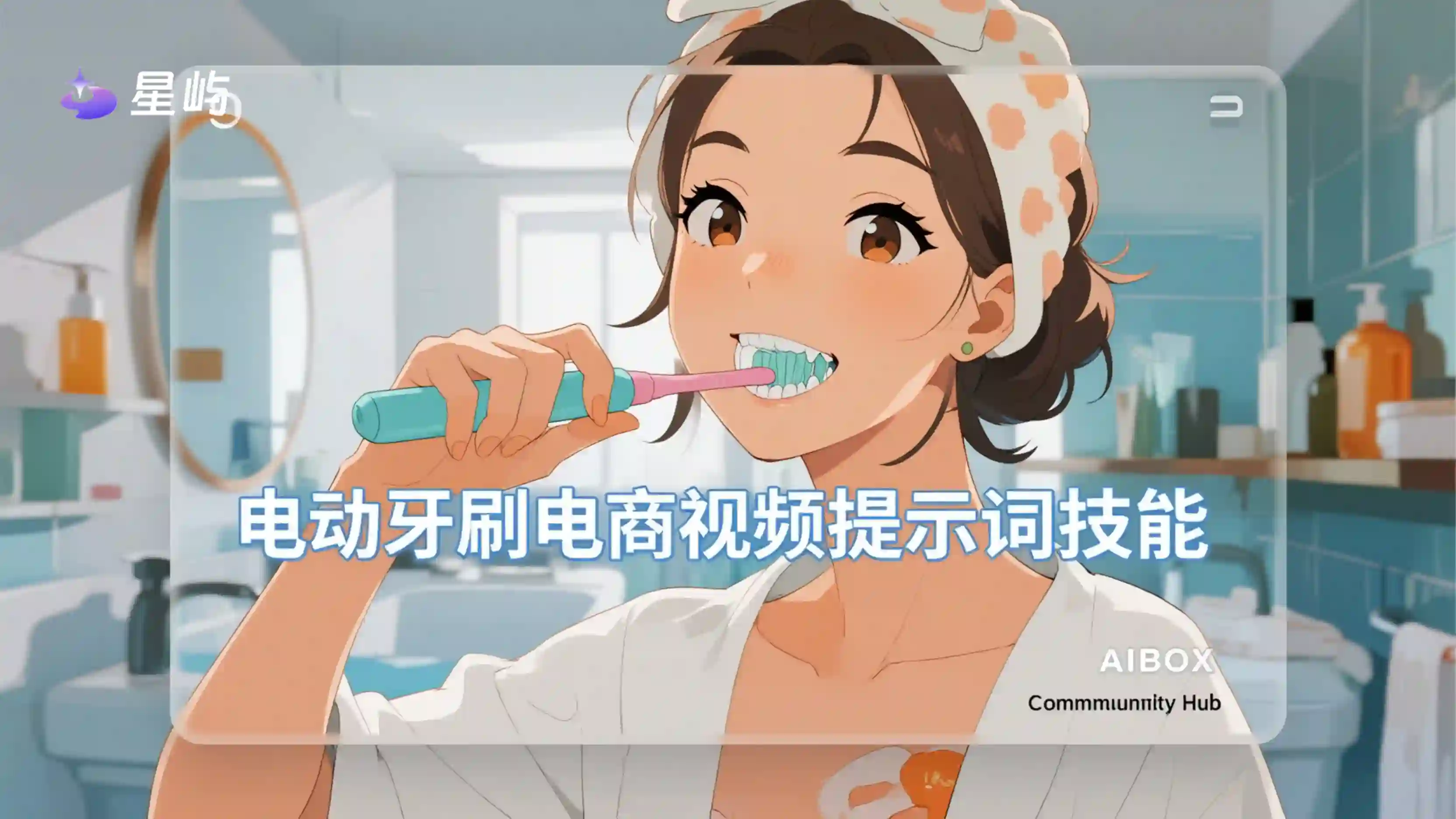 电动牙刷电商视频提示词技能