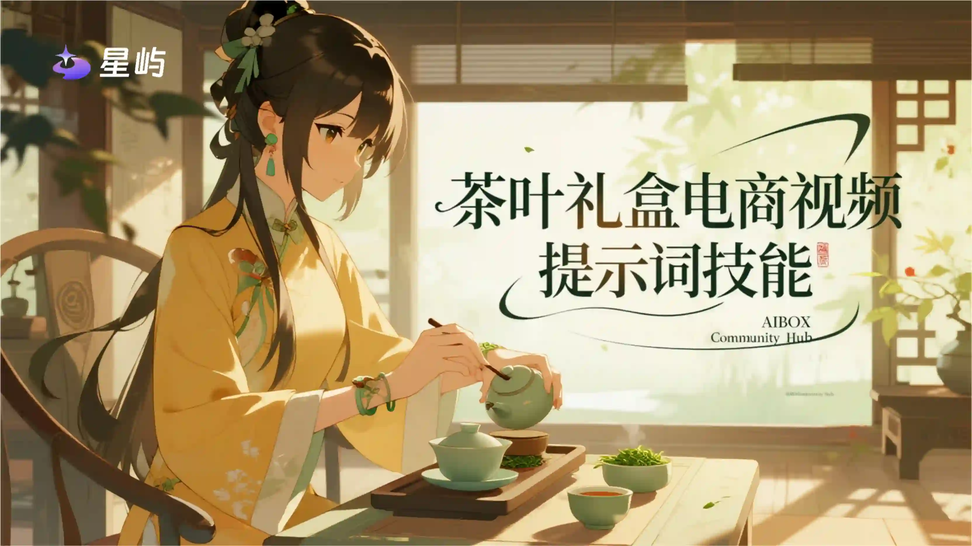 茶叶礼盒电商视频提示词技能