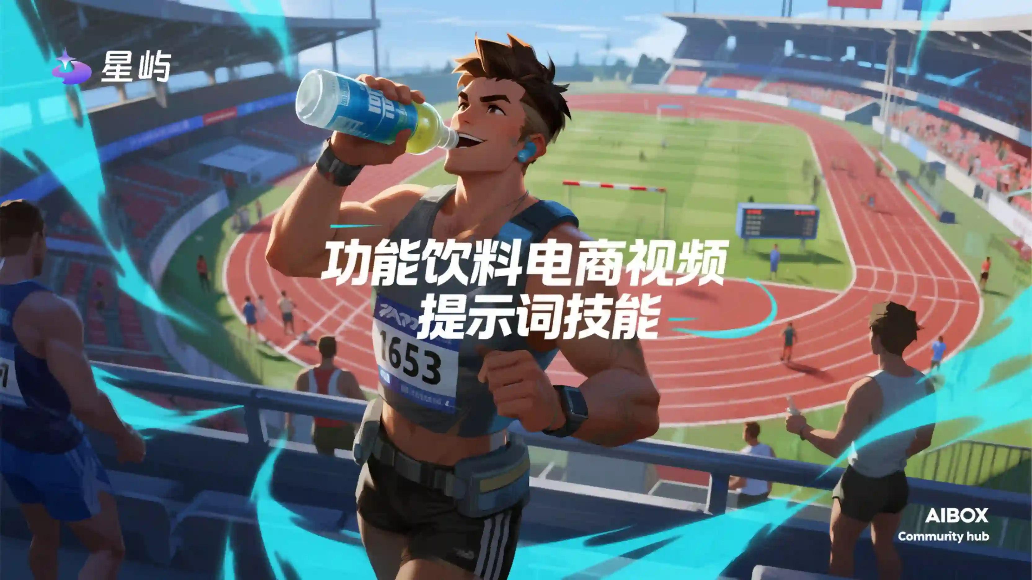 功能饮料电商视频提示词技能