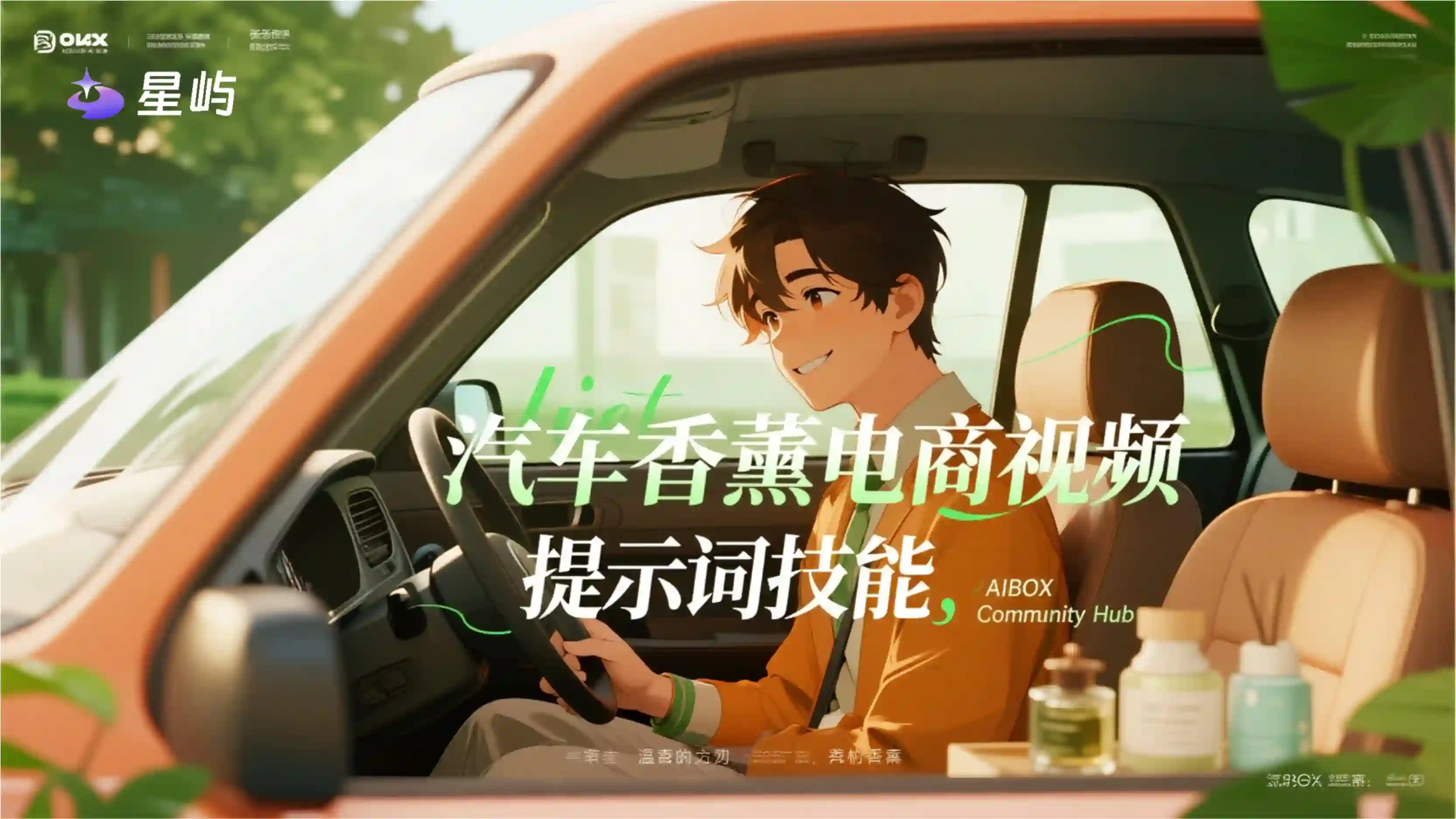 汽车香薰电商视频提示词技能