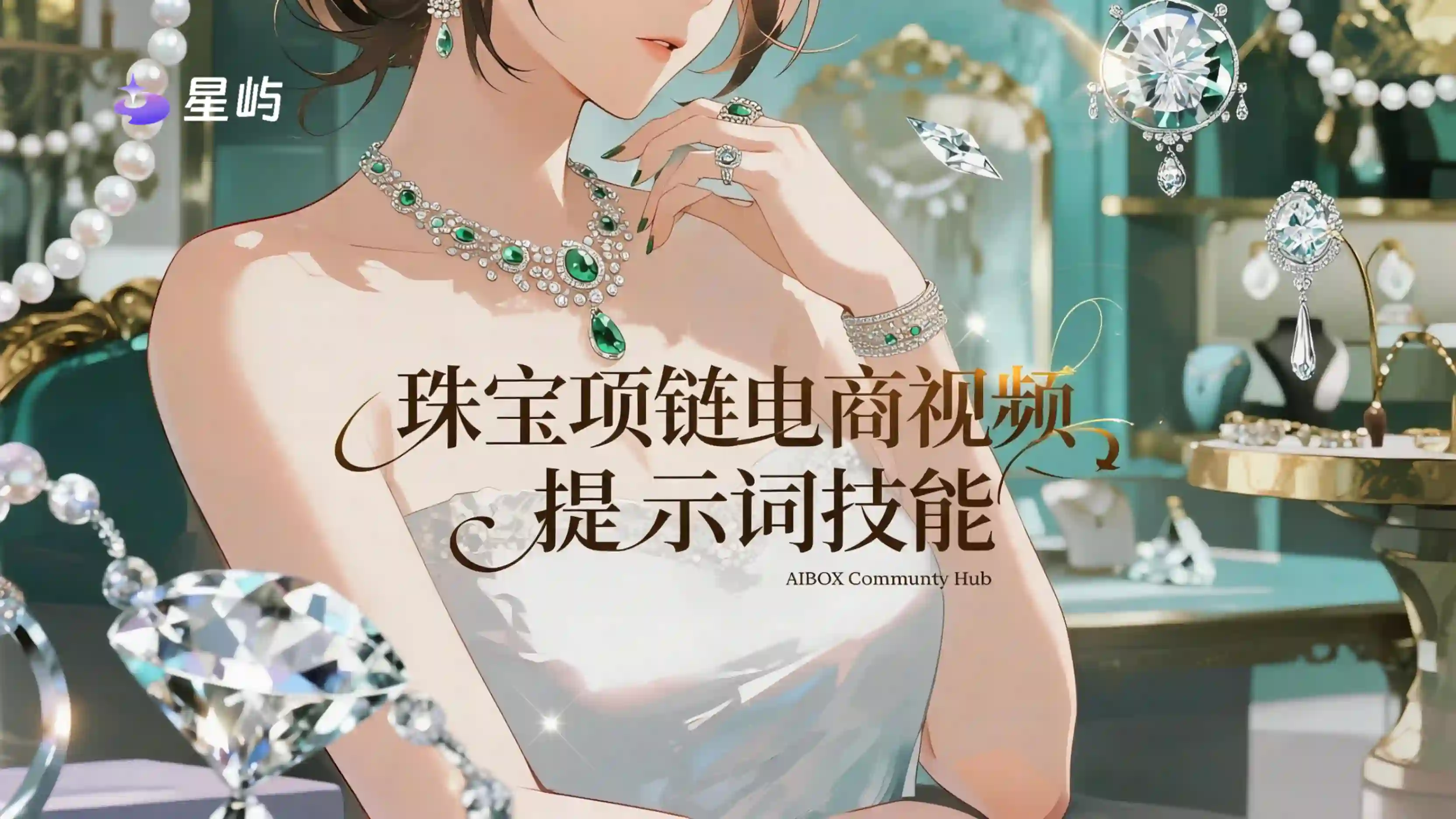 珠宝项链电商视频提示词技能