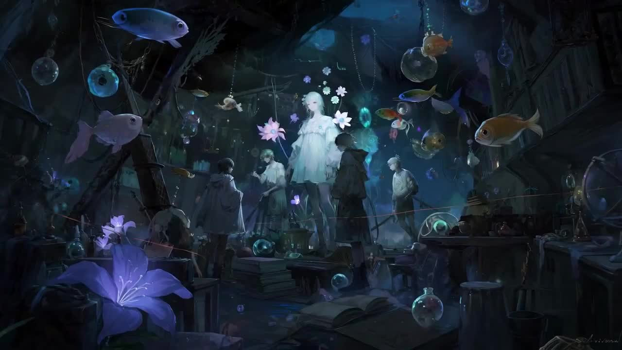 水下视觉艺术作品集 模板封面